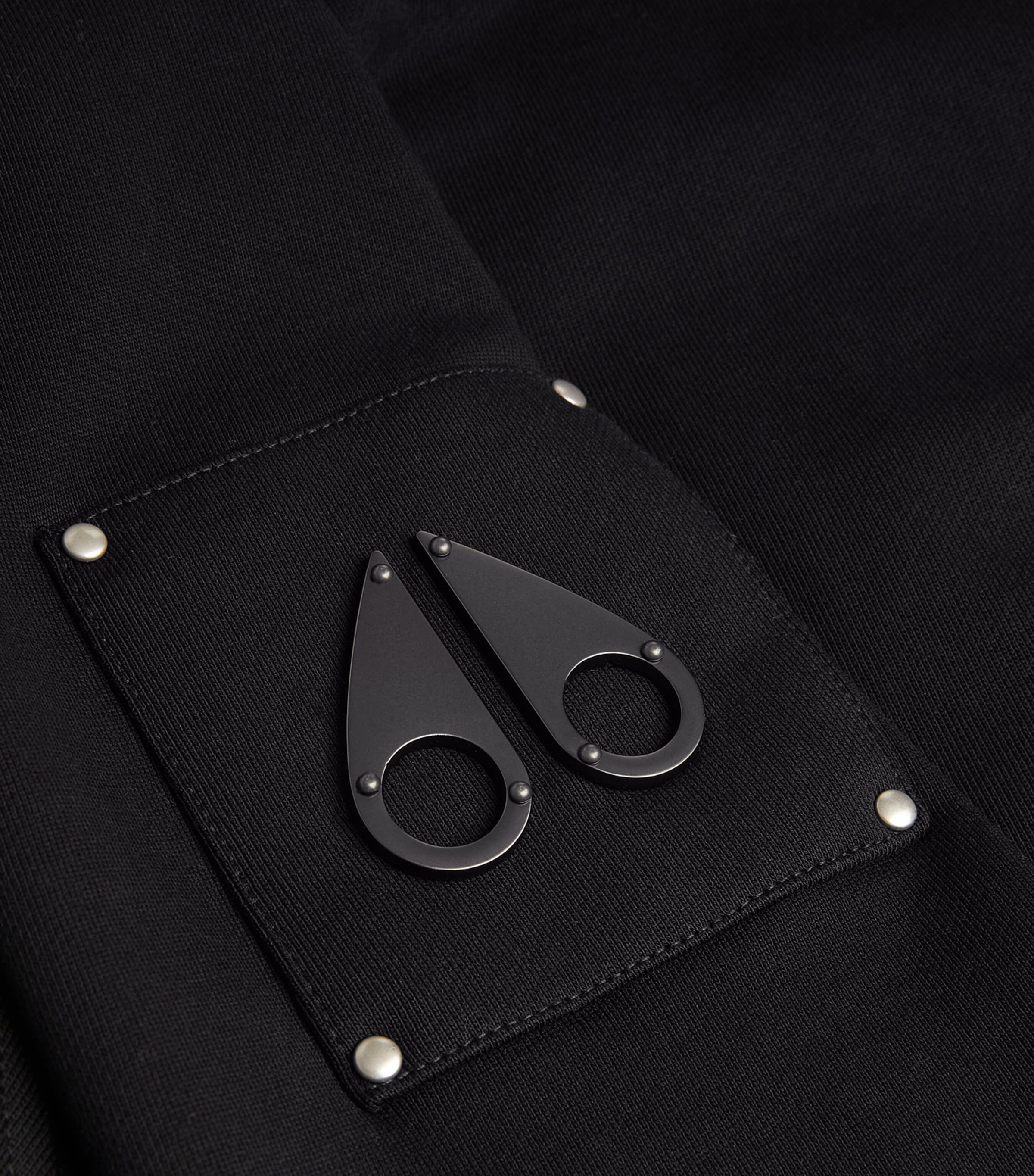 Logo Zip-Up Hoodie BLACK - 292 Image 5