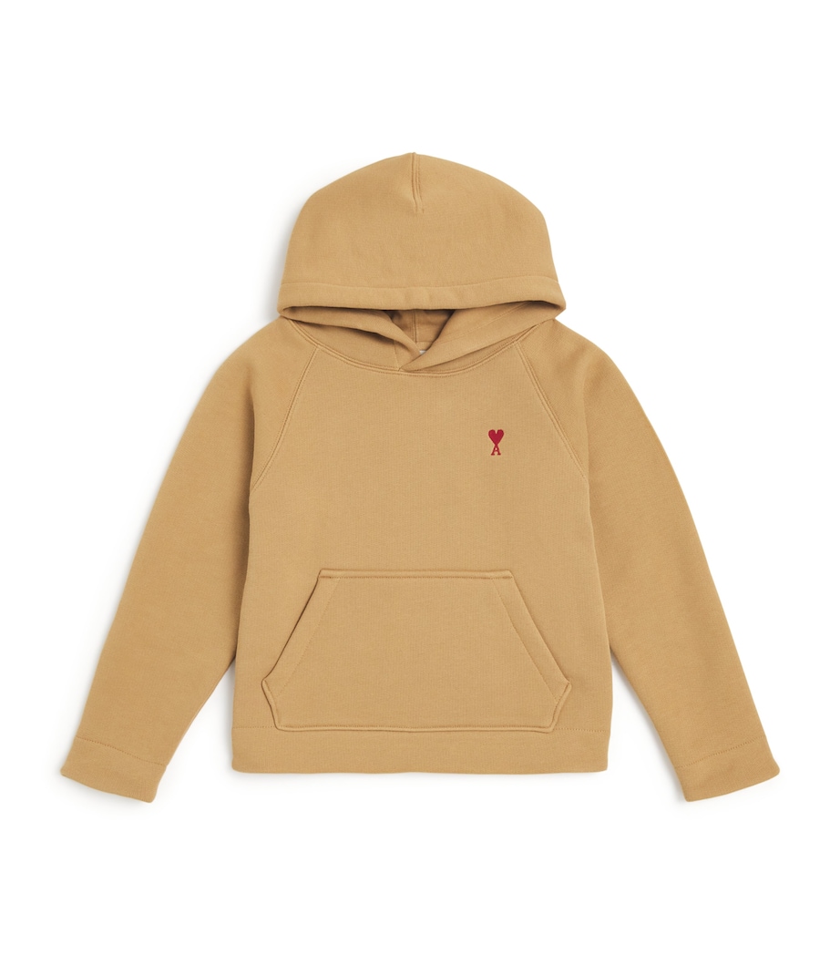 Cotton Ami De Coeur Hoodie (4-12 Years) 280-CAMEL Image 1