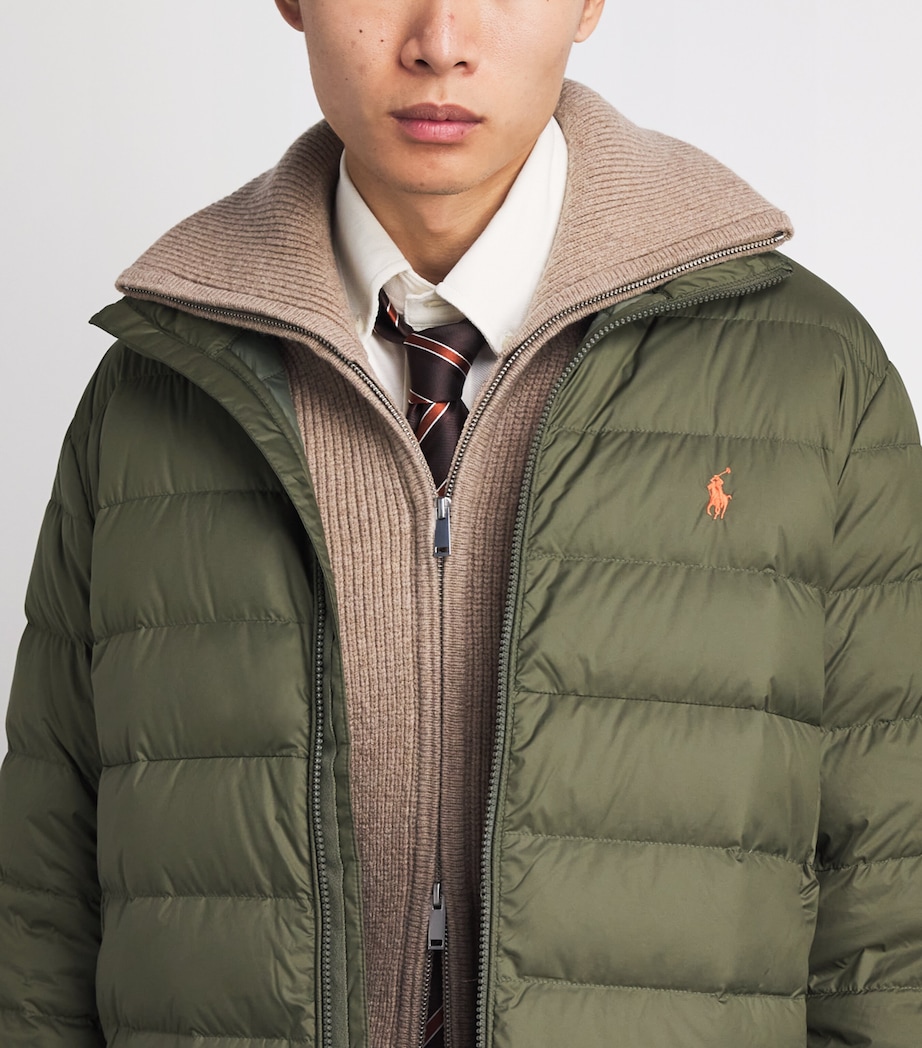 Polo Ralph Lauren Mens Down Packable Colden Jacket Cruise Olive Image 3