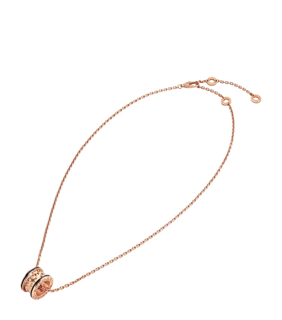 Rose Gold And Ceramic B.zero1 Necklace PINK GOLD Image 1