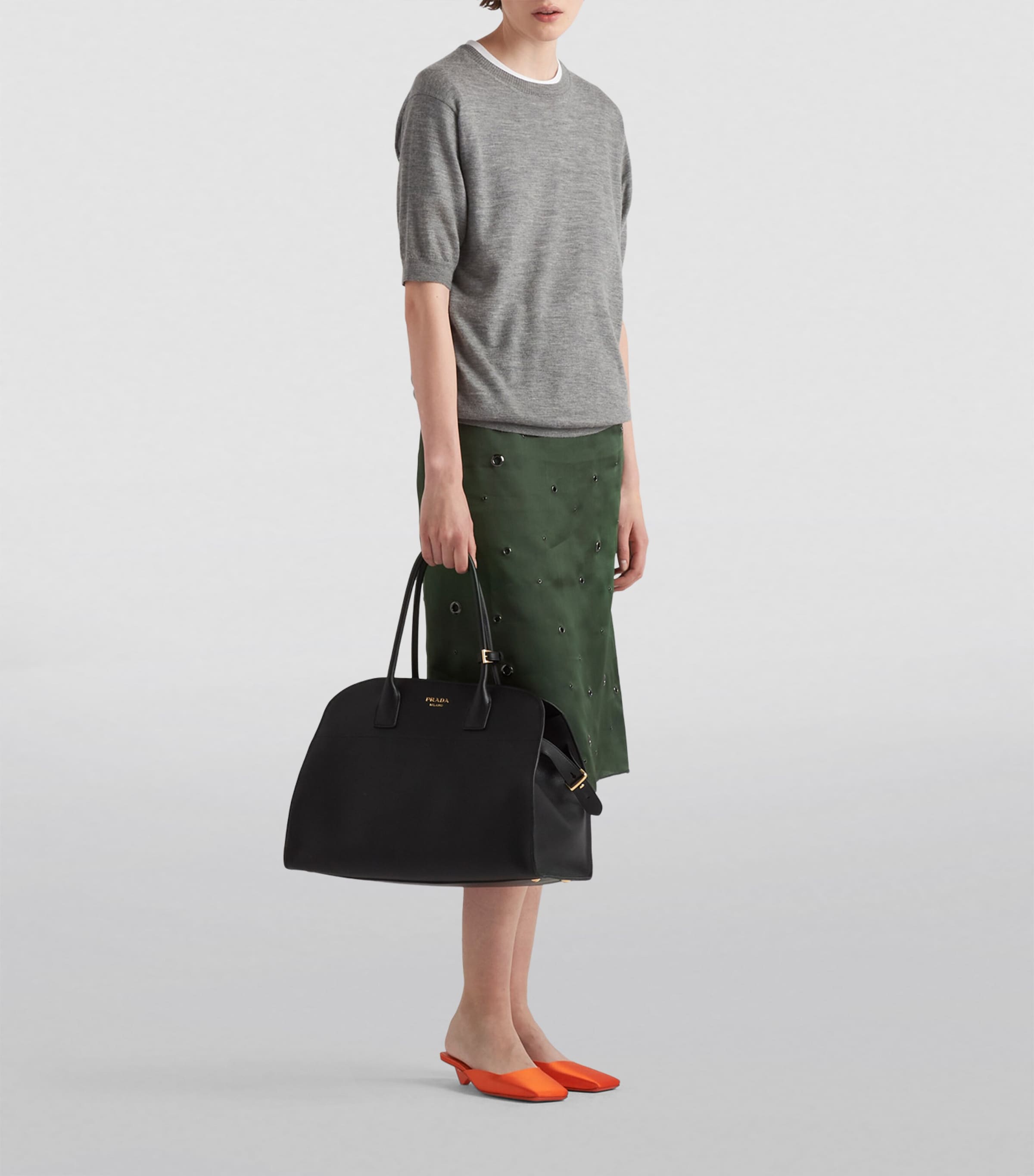 Large Leather Tote Bag F0002 Image 7