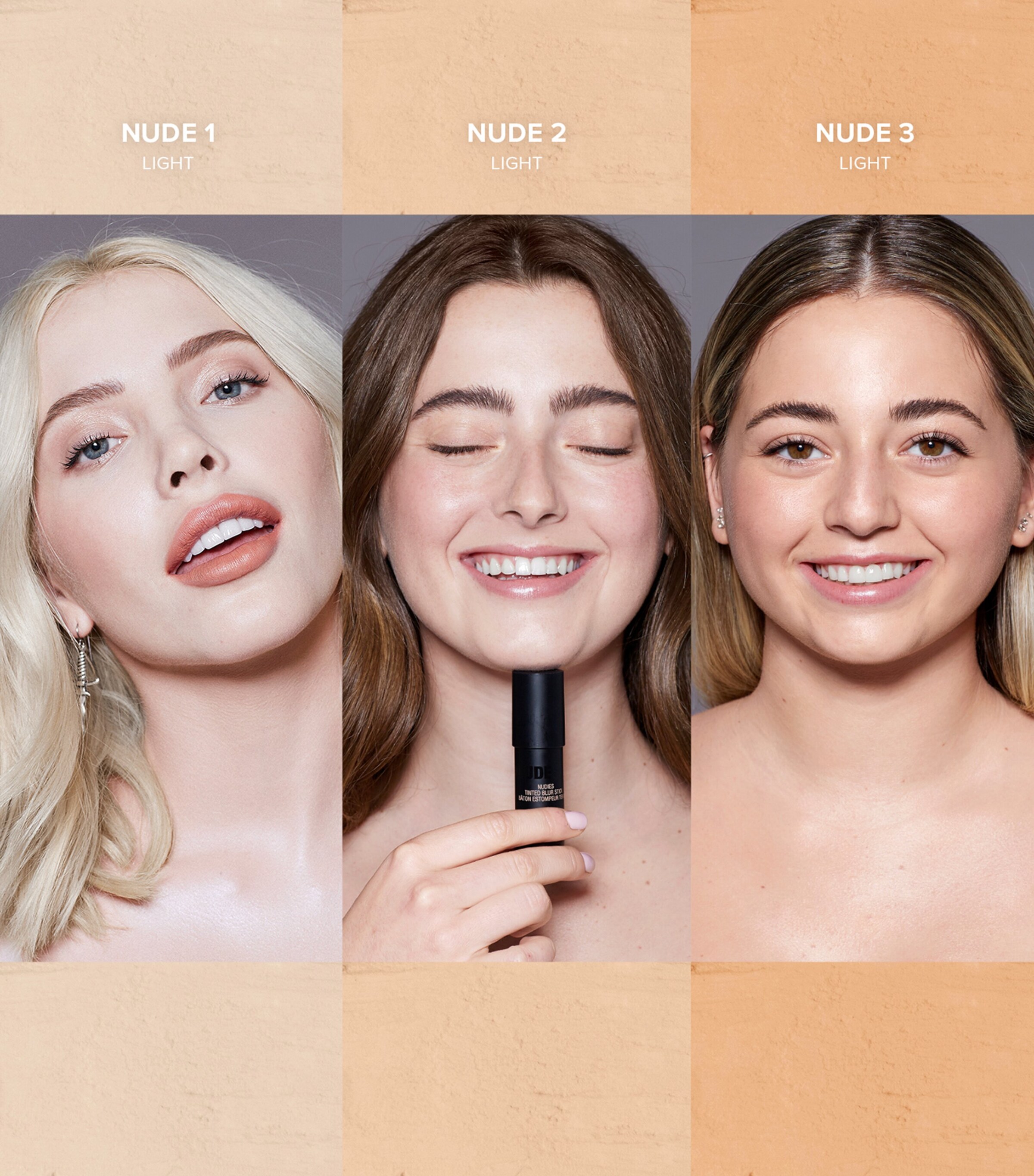 NUDESTIX Tinted Blur Foundation Stick Tinted Blur Light Image 3