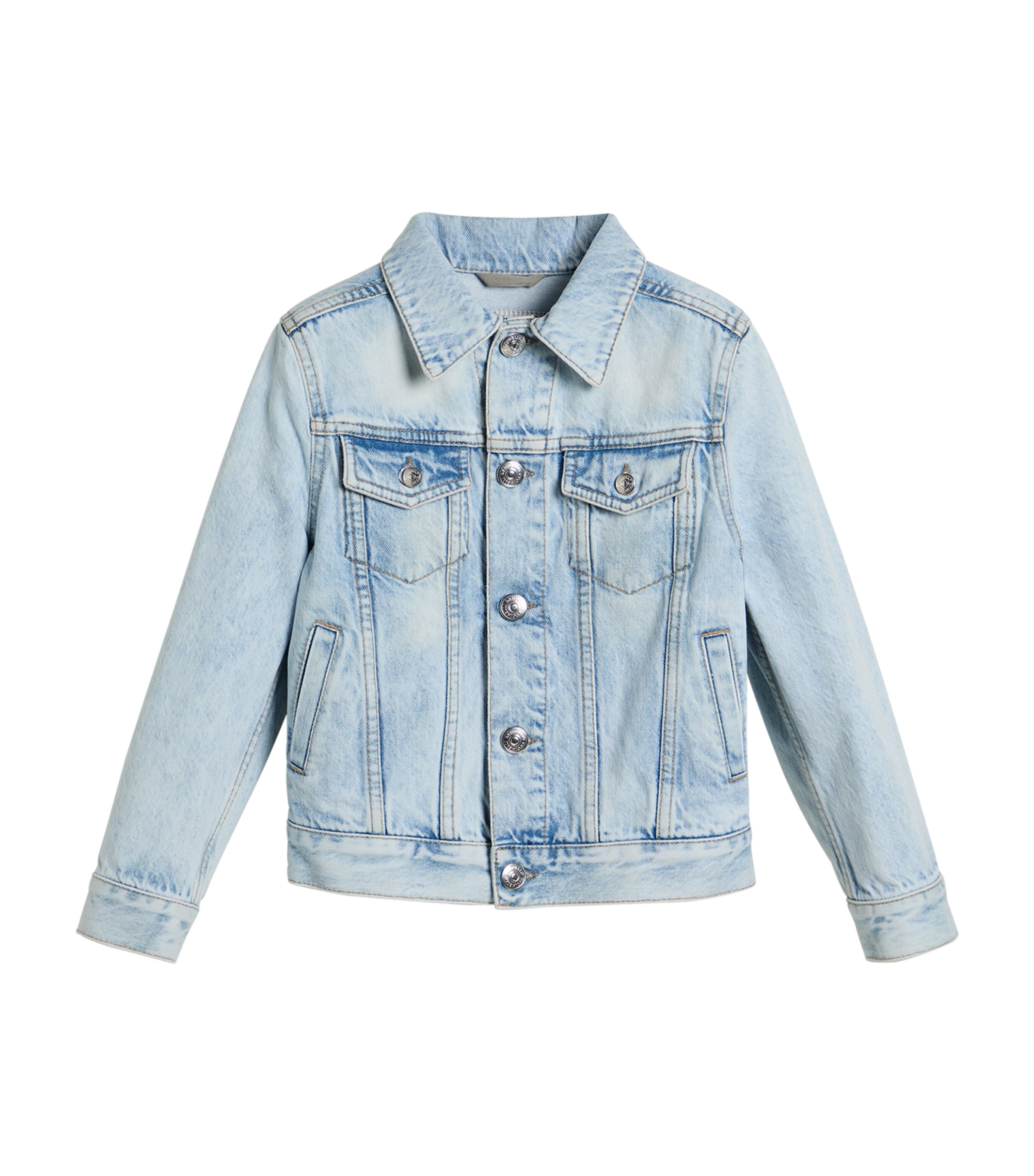 Brunello Cucinelli Pocketed Denim Jacket In Blue