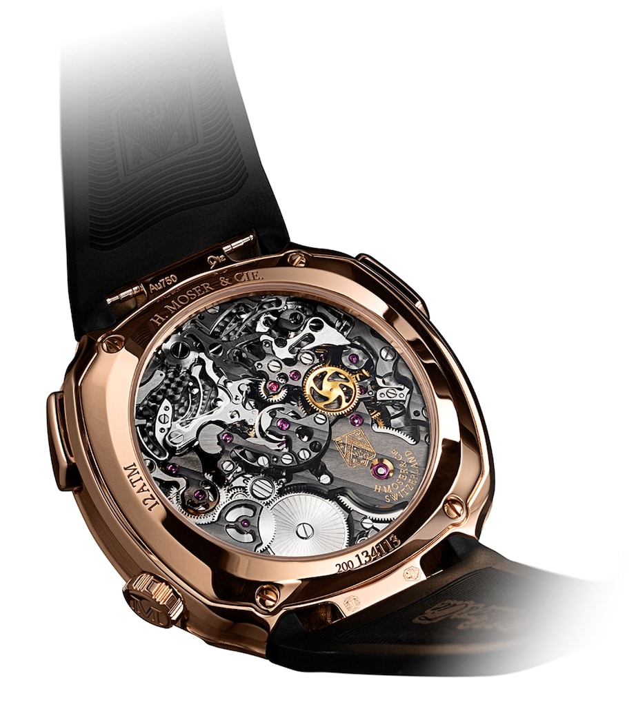 Stainless Steel Streamliner Flyback Watch 42.3mm GREEN Image 4