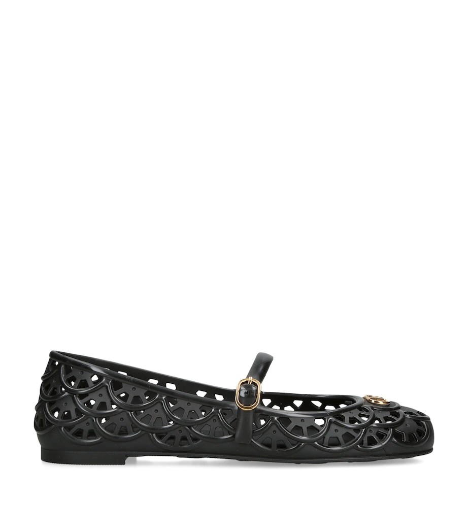 Valentino Garavani Ondette Ballet Flats Black Image 1