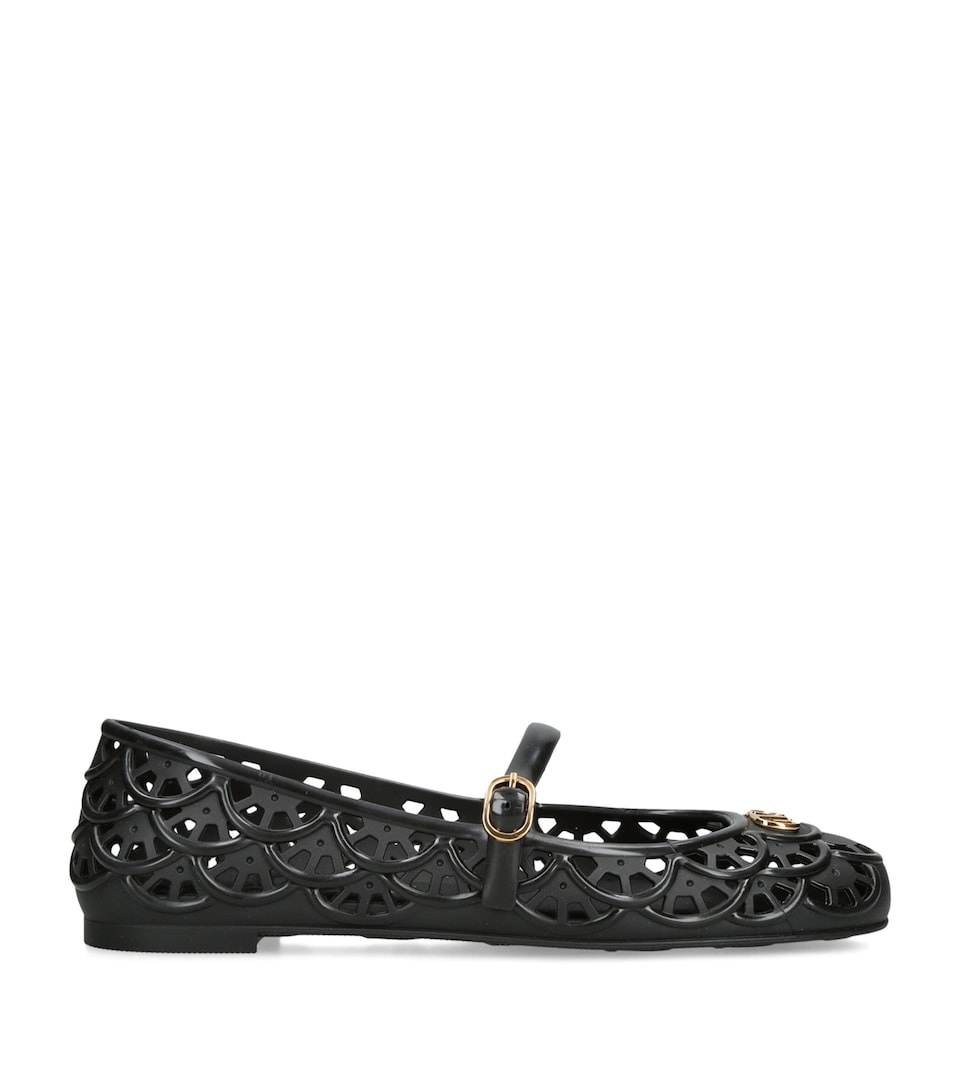 Valentino Garavani Ondette Ballet Flats Black
