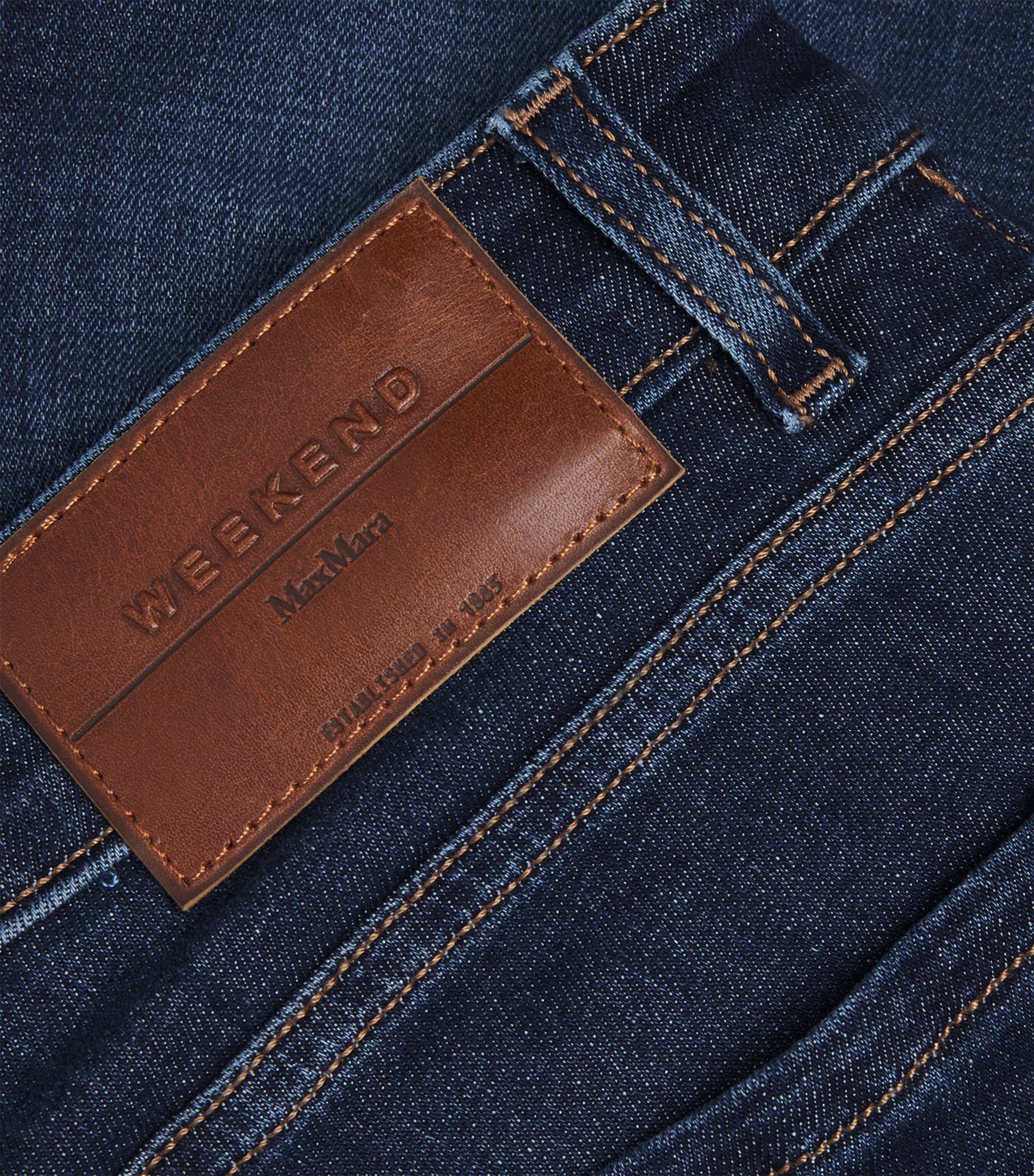 Slim Cropped Jeans NAVY Image 5