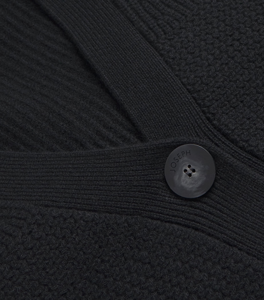 Wool Cardigan BLACK Image 5