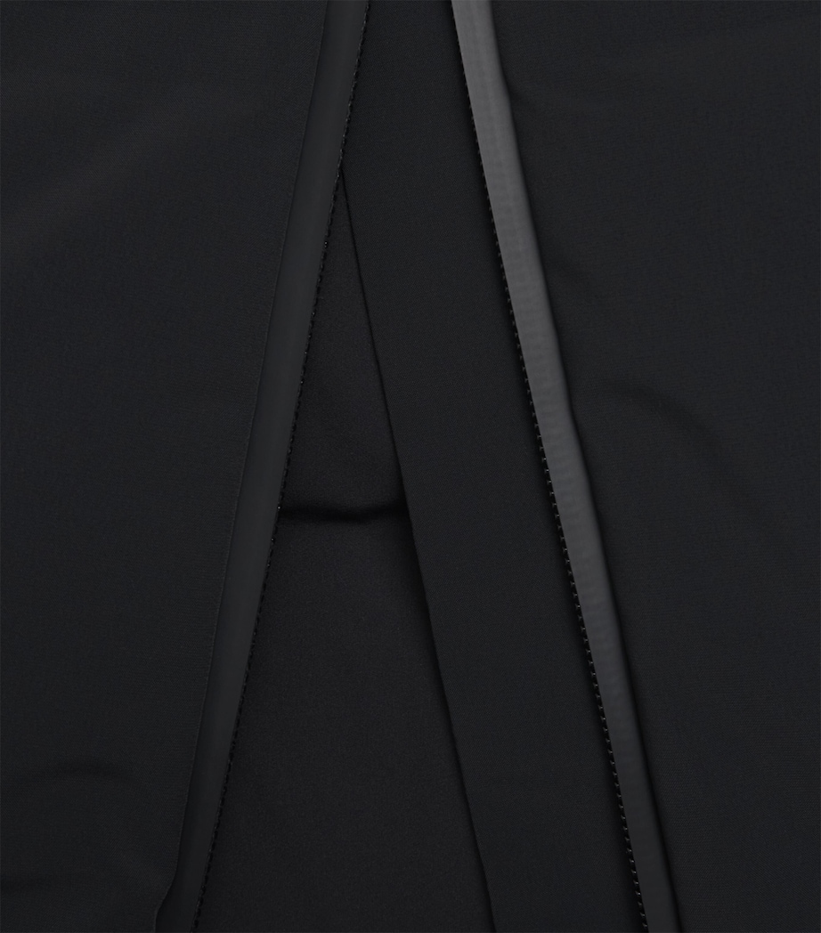 Herno Mens Waterproof Hooded Down Jacket Nero Image 6