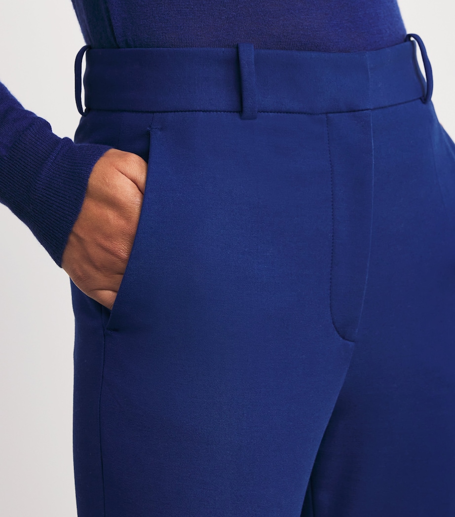 Stretch Toile Tafira Trousers COBALT Image 6