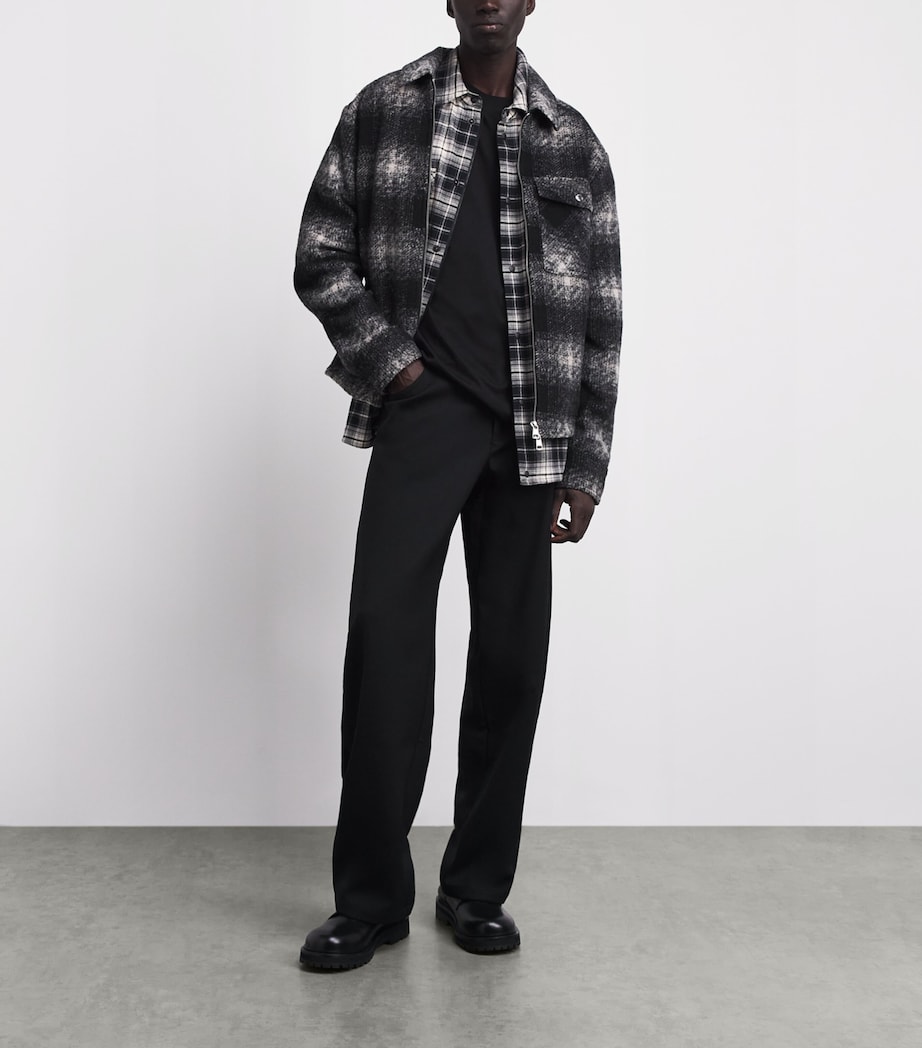 Moncler Mens Cotton Logo-Patch T-Shirt Image 2