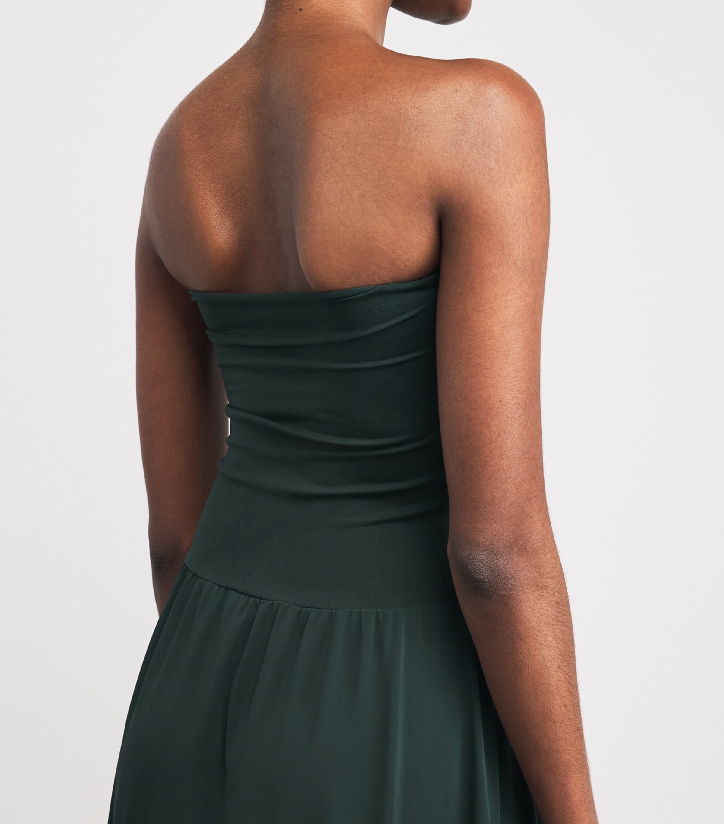 Crepe Jersey Oda Maxi Dress SCARABEE (01548) Image 4