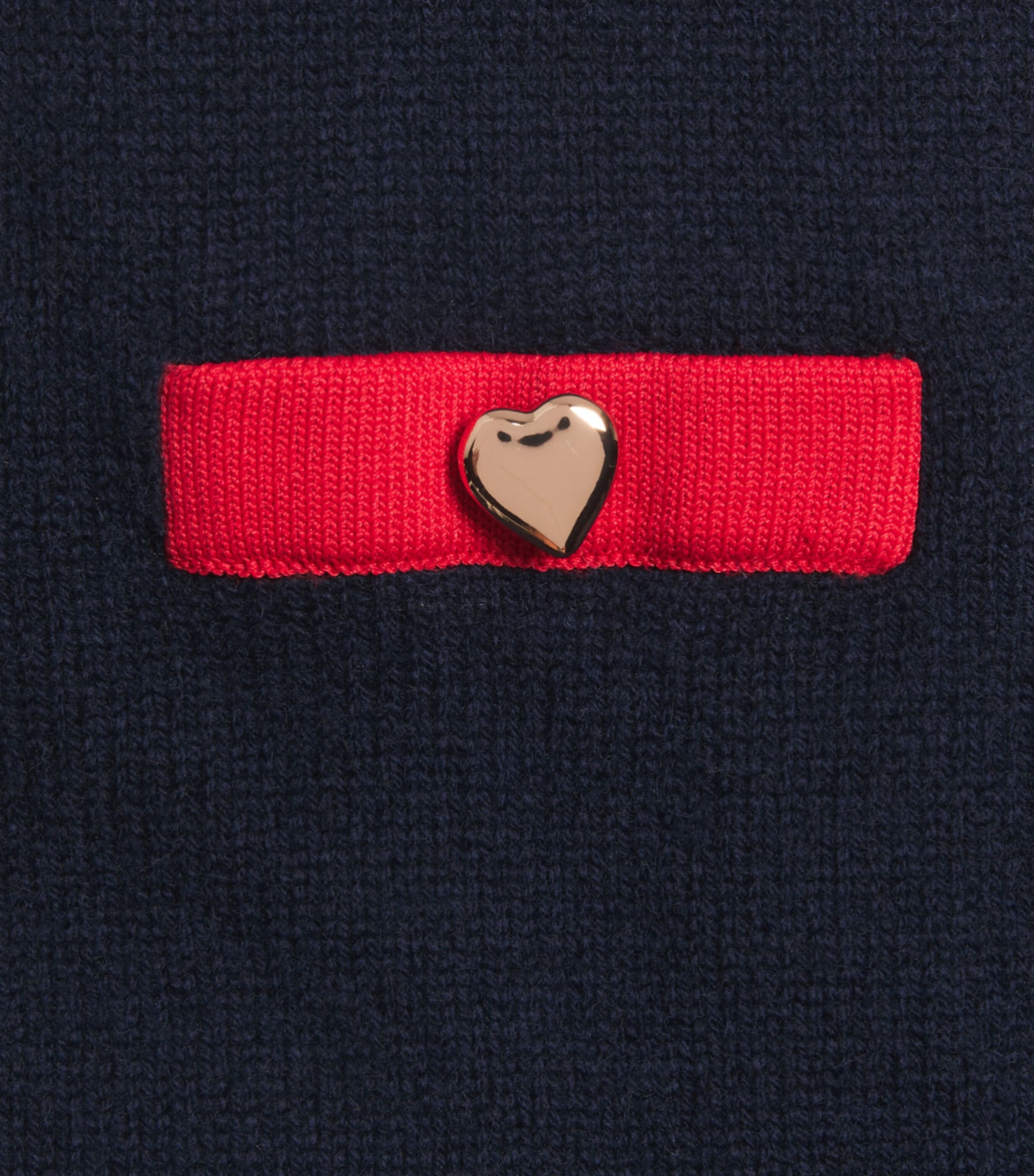 Self-Portrait Kids Bow-Detail Dress (3-12 Years) Navy Image 3