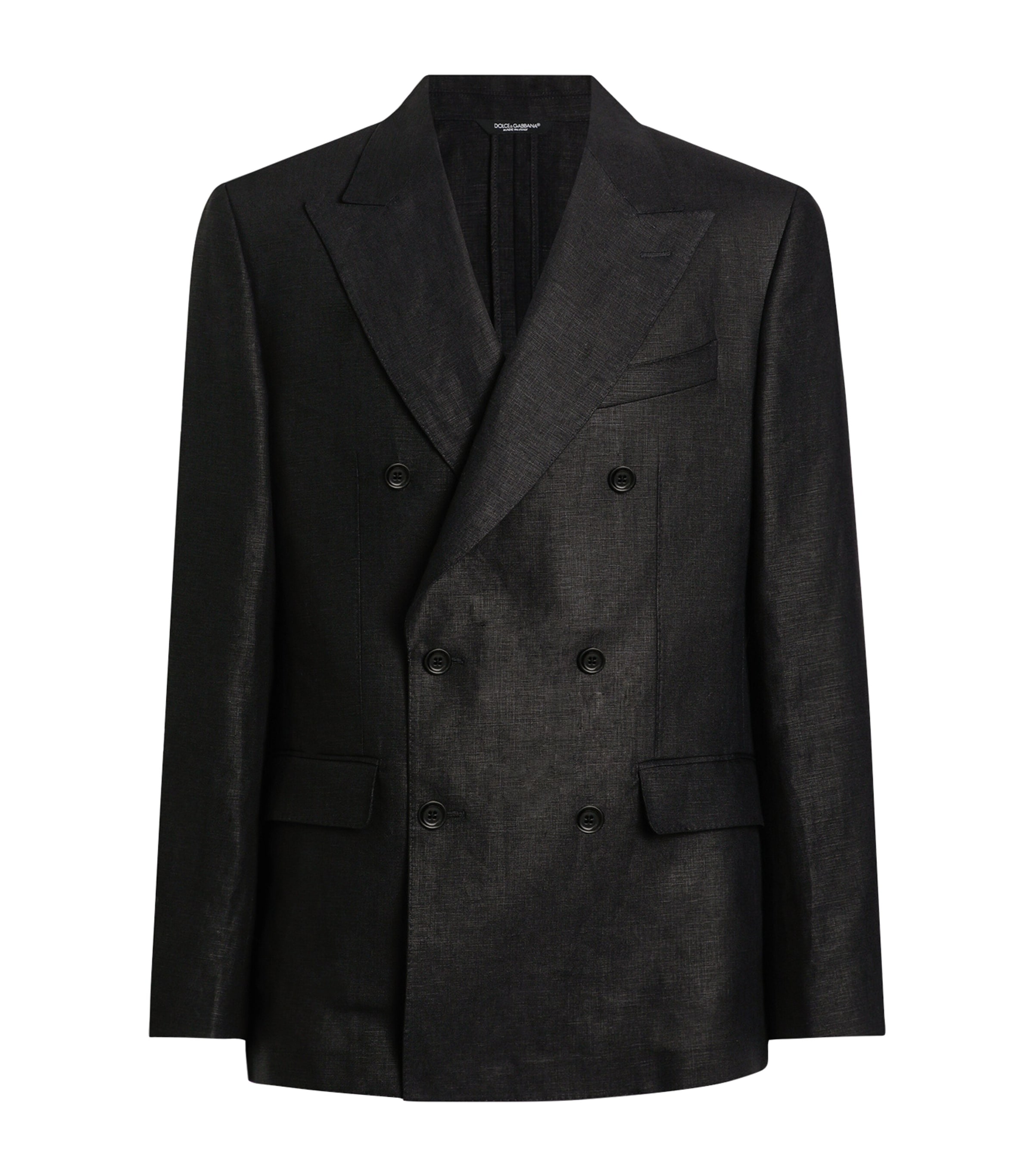 Dolce & Gabbana Linen Double-Breasted Blazer | Harrods US