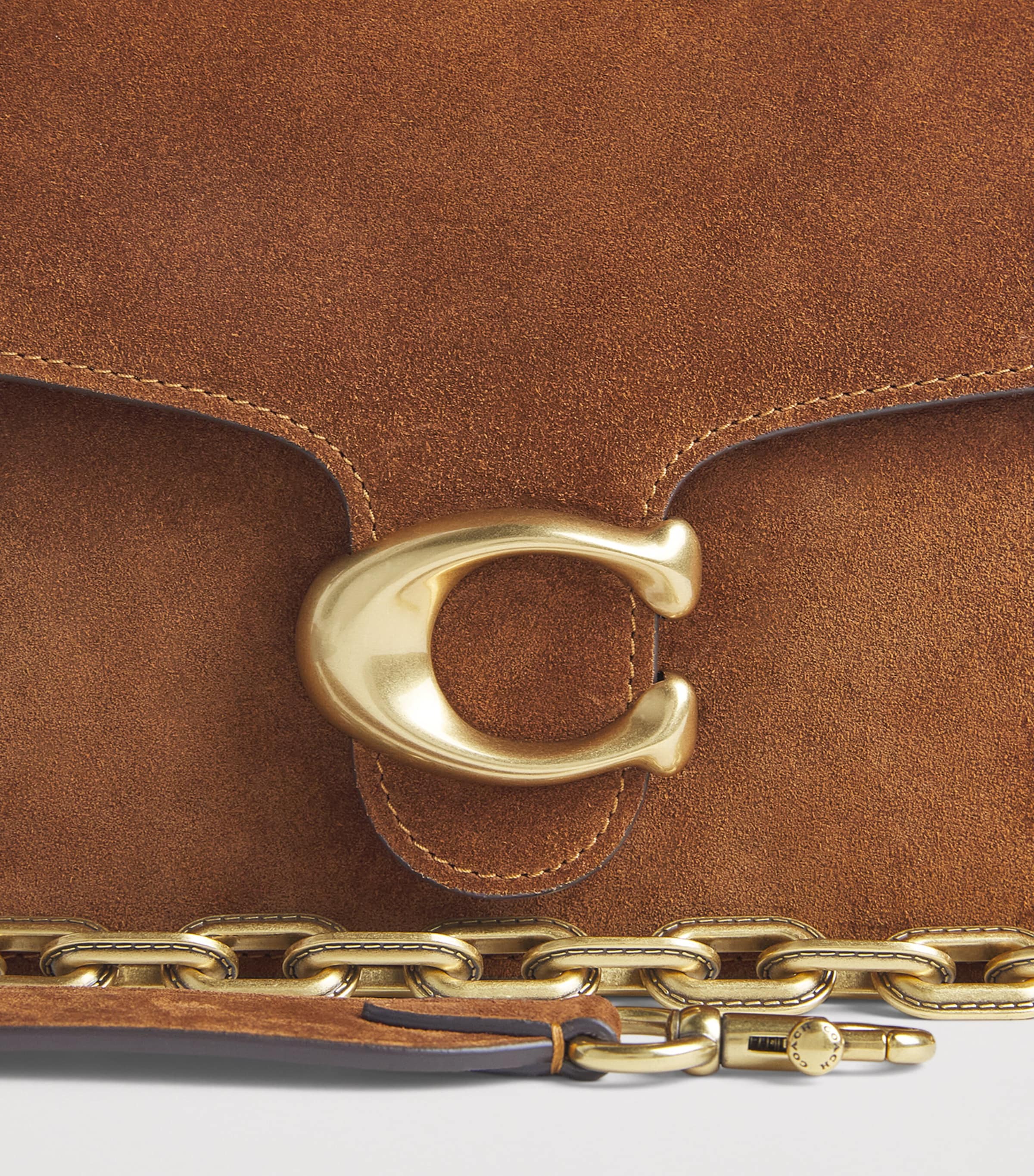 Coach Suede Tabby 30 Shoulder Bag Brown Image 7