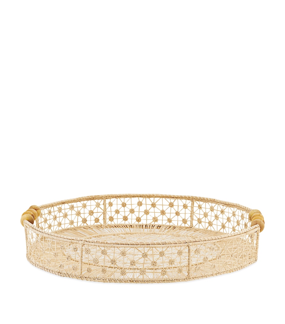 Large Woven Baru Tray NATURAL Image 2