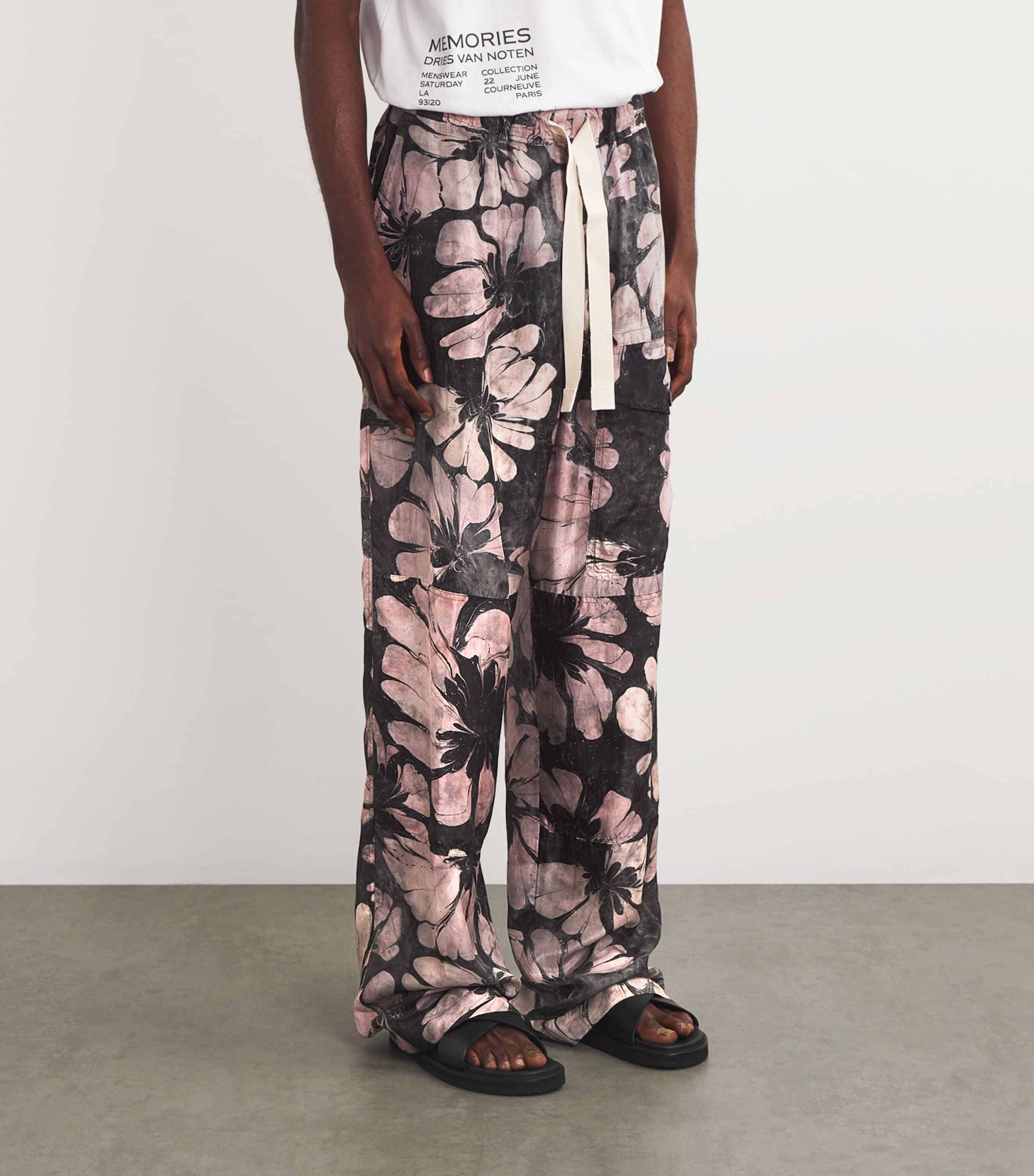 パンツ 23ss DRIES VAN NOTEN Floral Cargo Pants 23ss DRIES VAN NOTEN Floral Cargo Pants