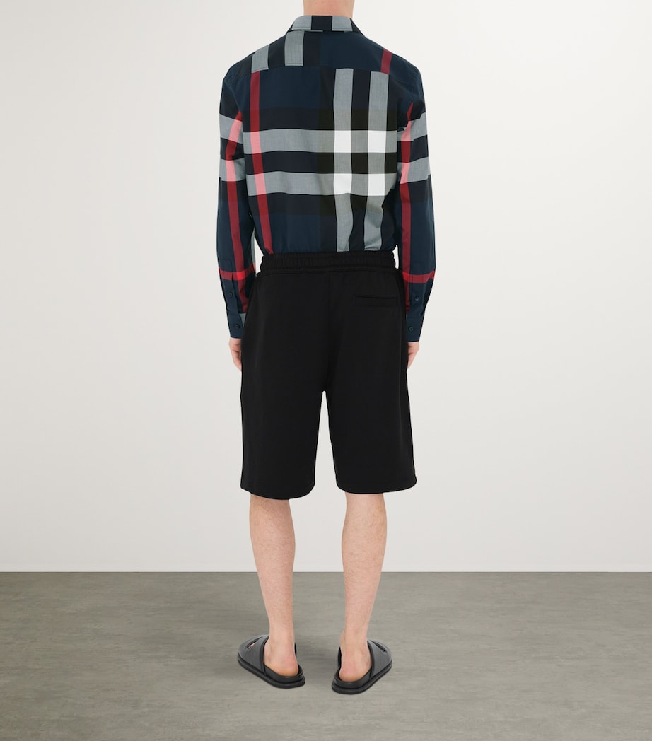 Cotton Enlarged-Check Shirt NAVY IP CHECK Image 5