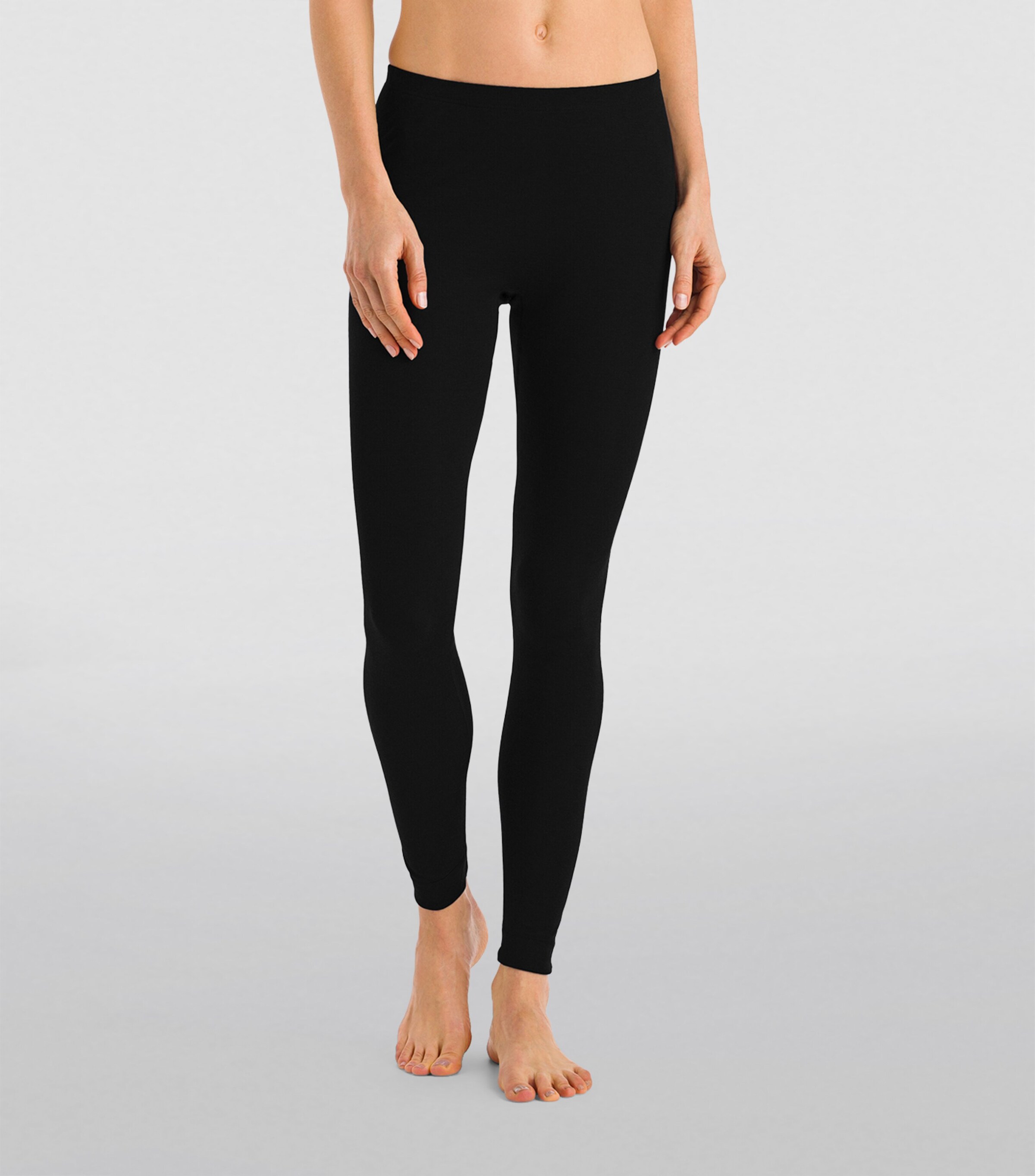 Silk-Cashmere Leggings BLACK Image 4