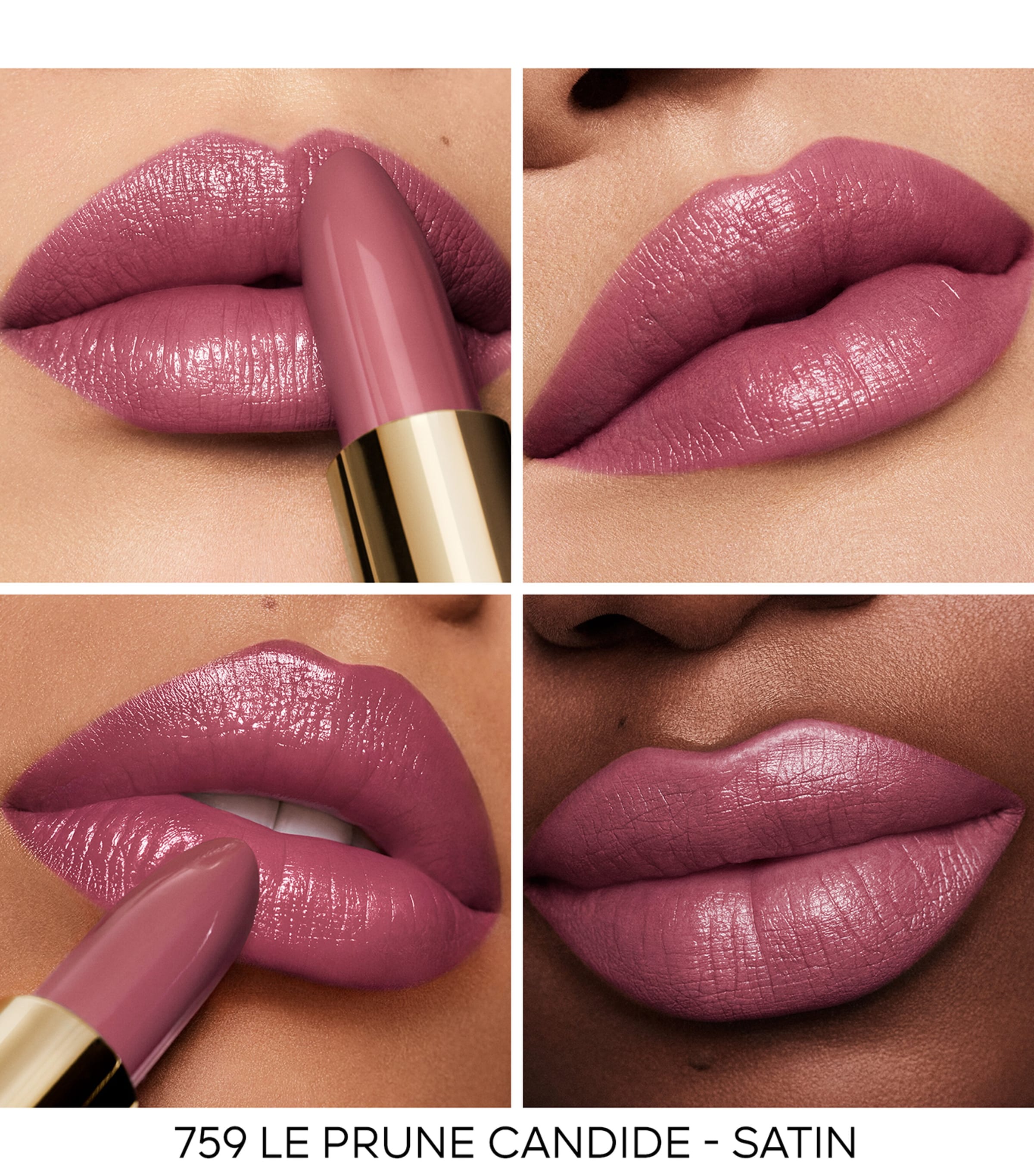 Rouge G Ultra-Care Satin Lipstick - Refill 759 PLUM Image 3