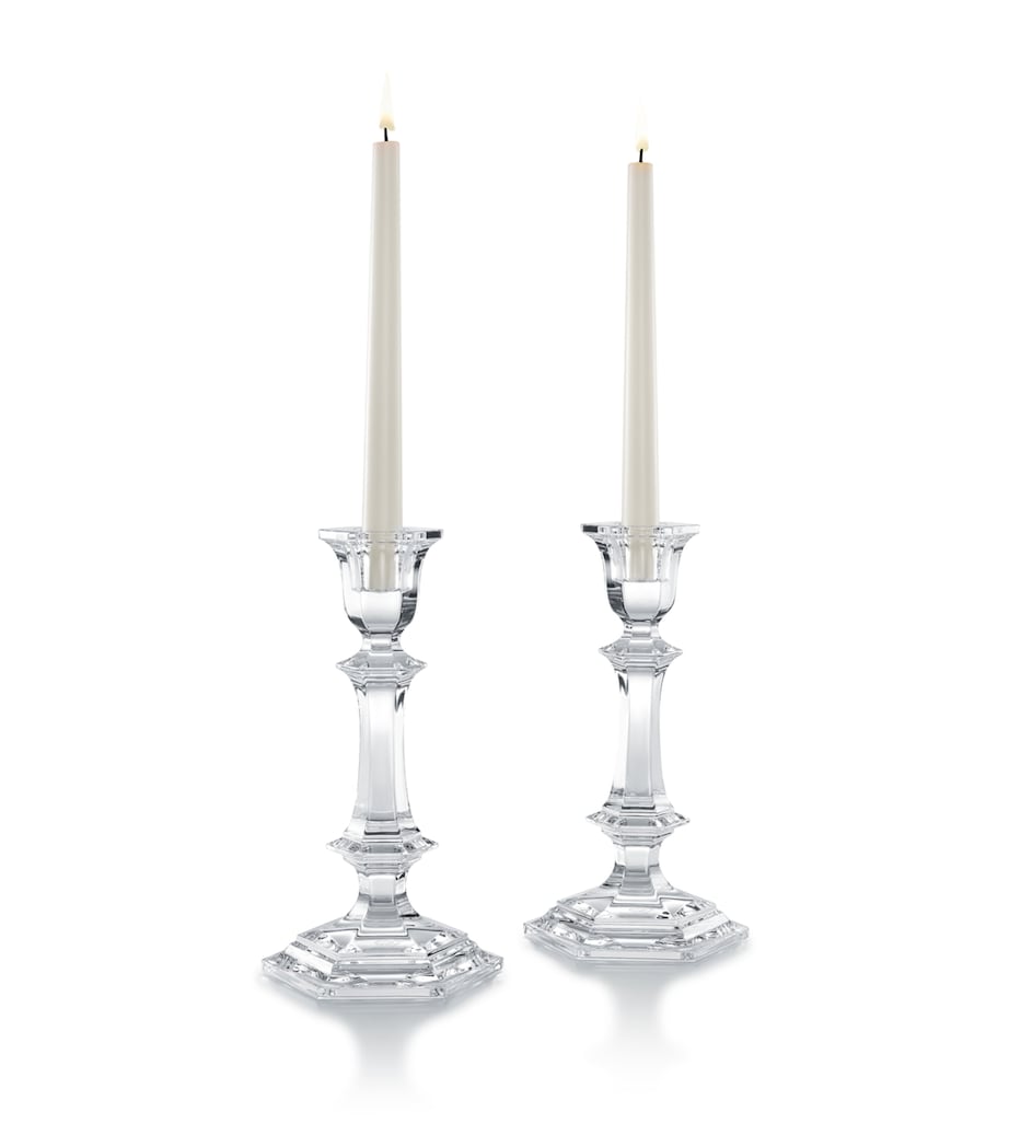 Harcourt Candlesticks (Set of 2) CLEAR Image 1
