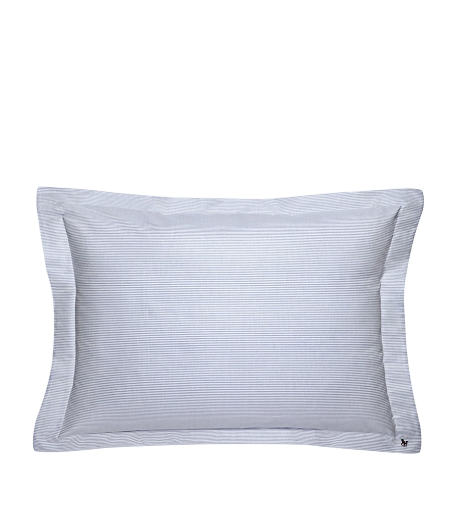 Ralph Lauren Home Oxford Blue King Pillowcase Pair (50cm x 105cm) Blue Image 2
