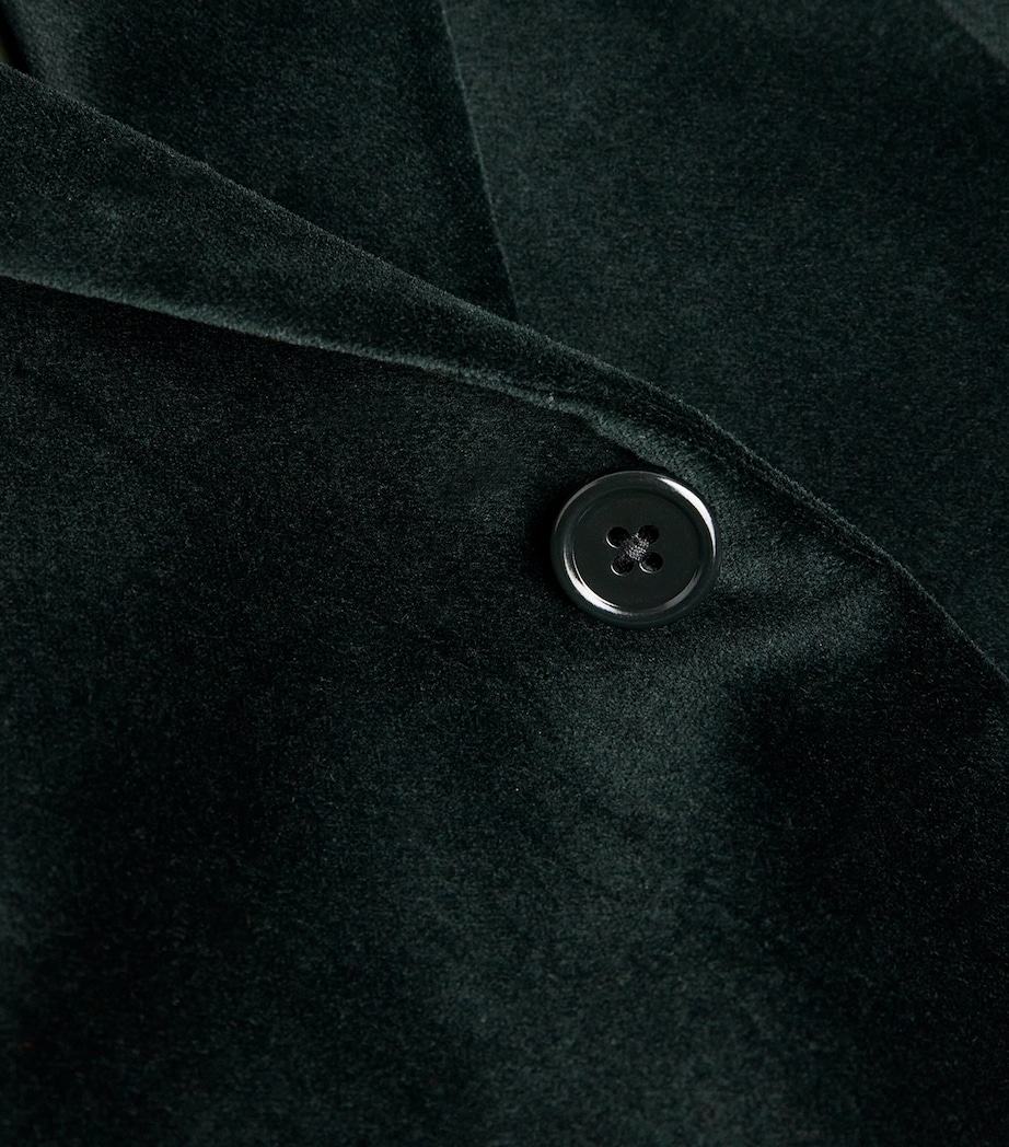 Velvet Blazer GREEN Image 5