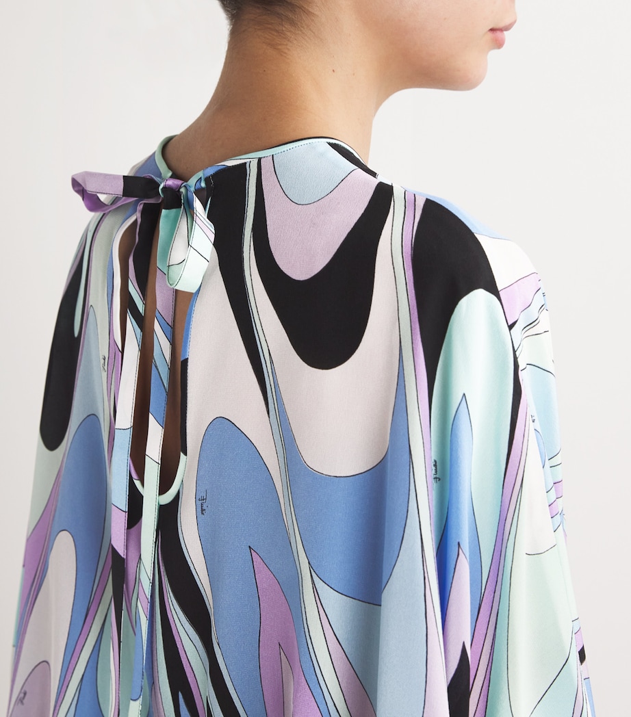 Silk Drawstring Blouse CELESTE Image 5