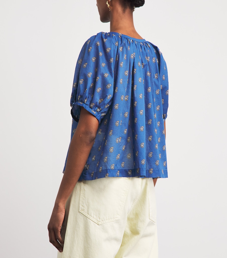 DÔEN Womens Paisley Print June Blouse Eartha Paisley Image 5