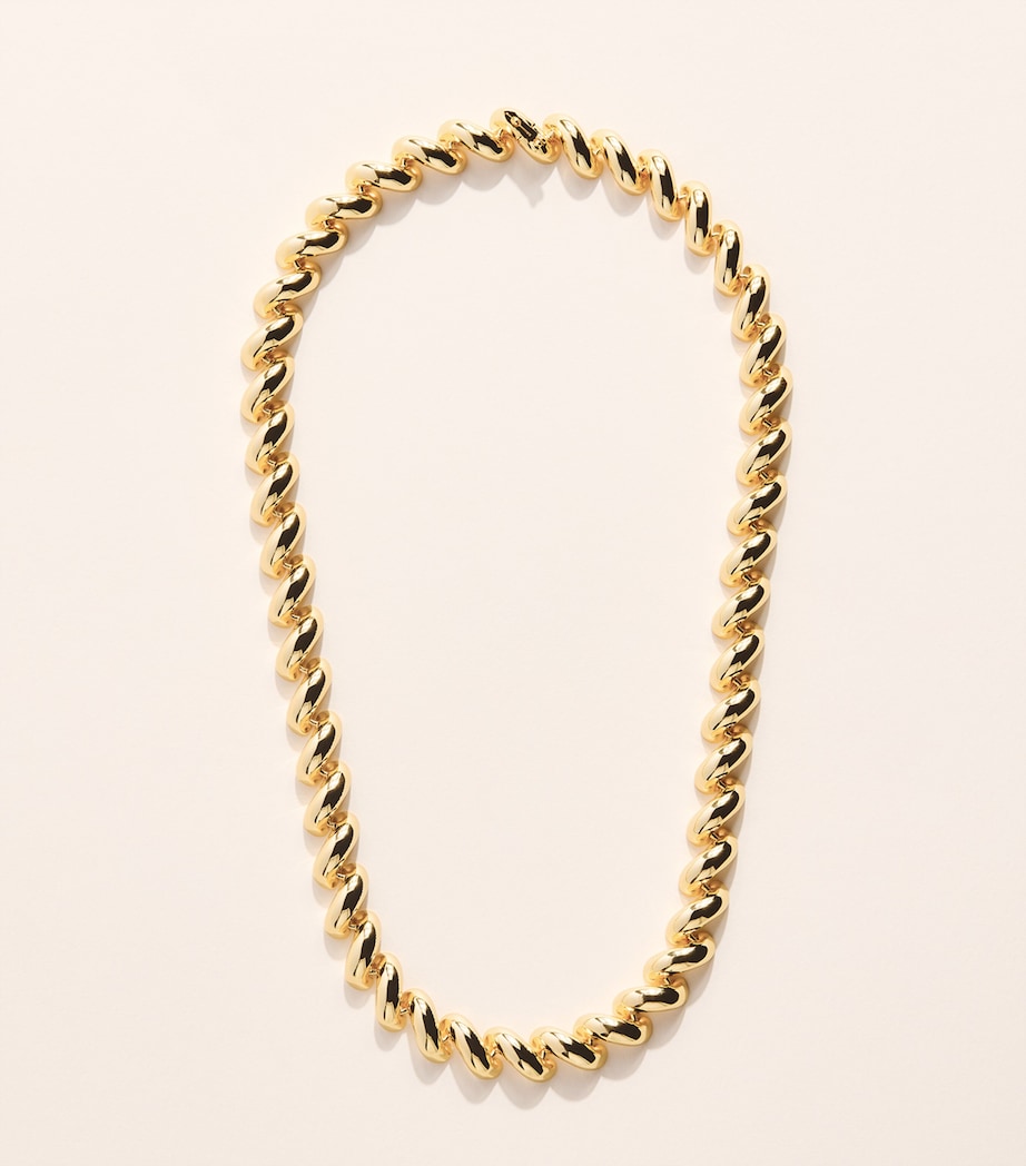 Eddie Borgo Gold-Plated Torsade Chain Necklace Gold Image 3