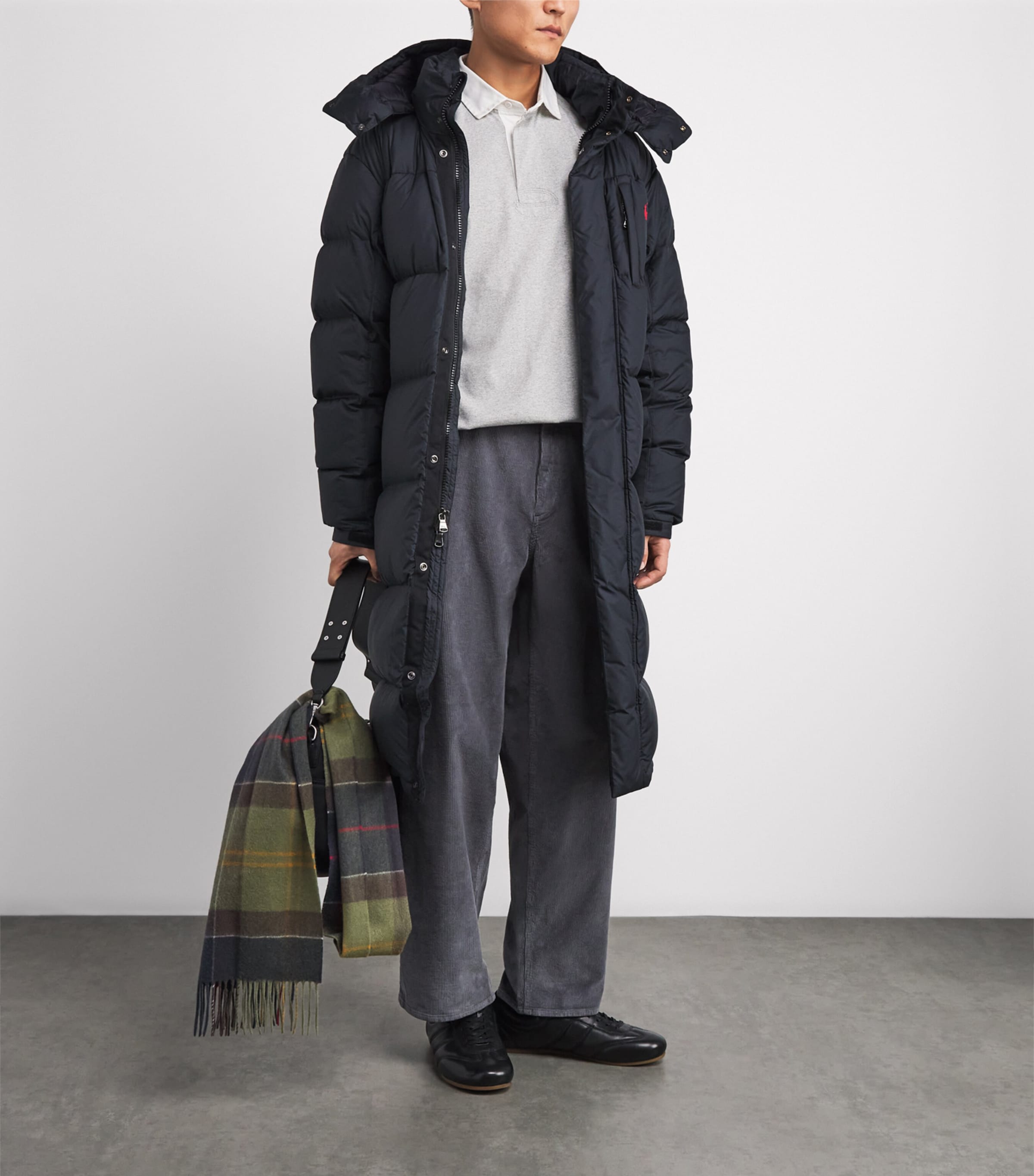 Down Water-Repellent Gorham Coat BLACK Image 2
