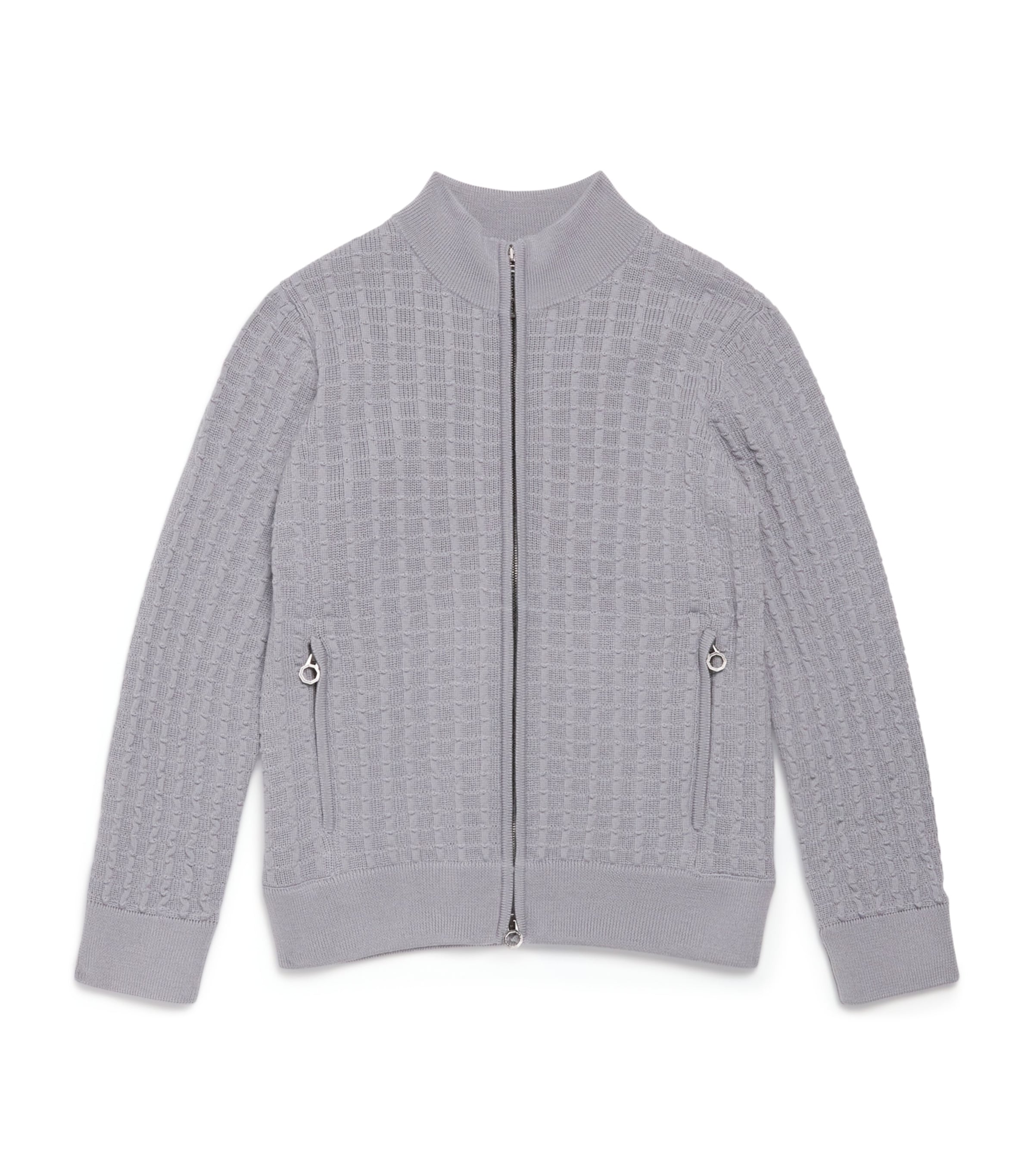 Stefano Ricci Cotton Zip-up Sweatshirt In Purple