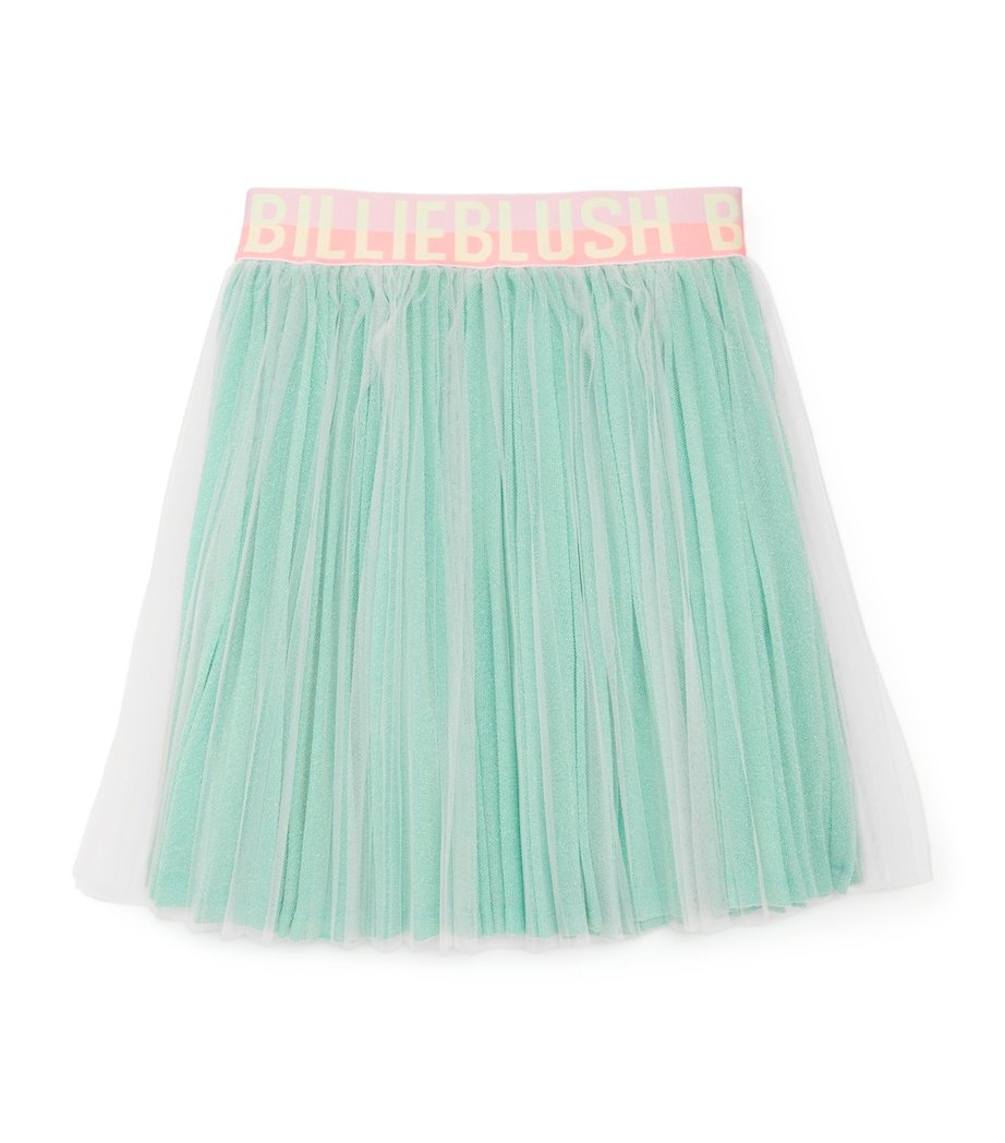 Tulle Pleated Skirt (2-12 Years) 68MDISCORD GREEN Image 1