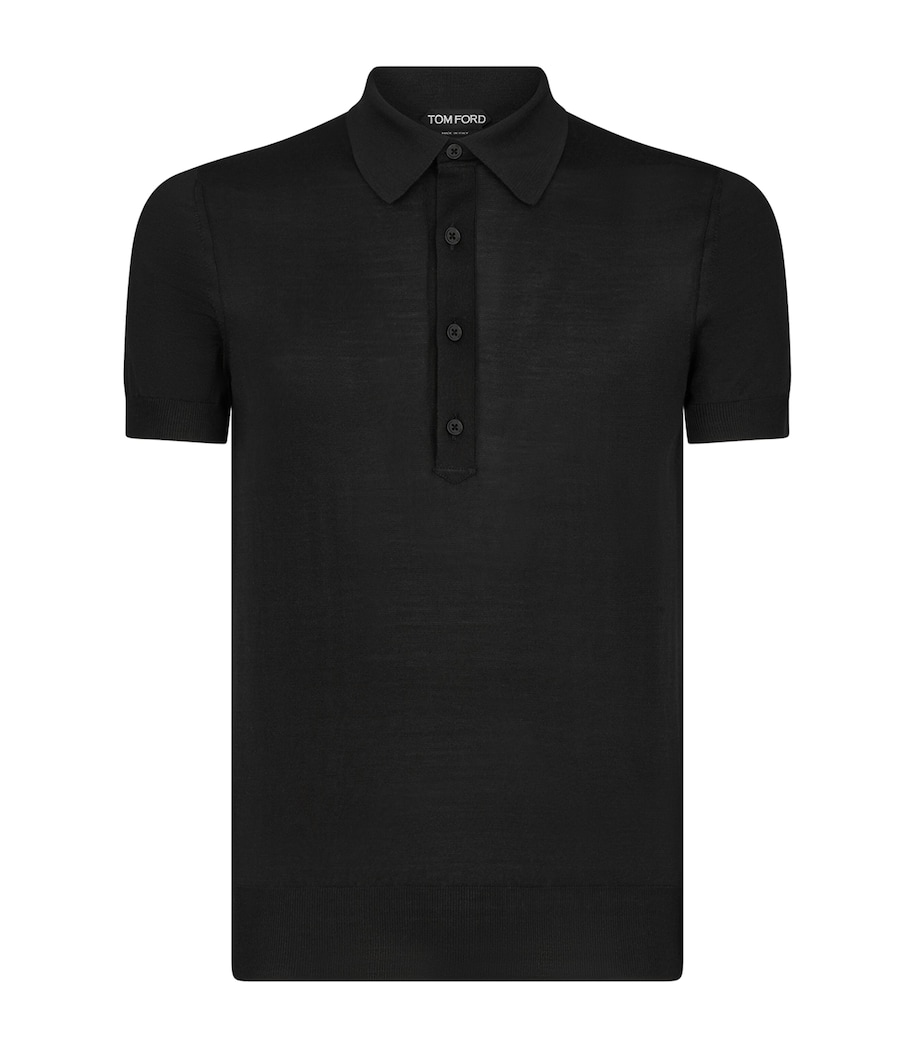 Silk-Blend Polo Shirt LB999 Image 1
