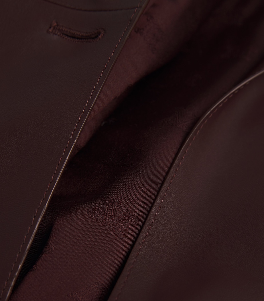 Nappa Leather Olimpia Blazer CHERRY Image 5