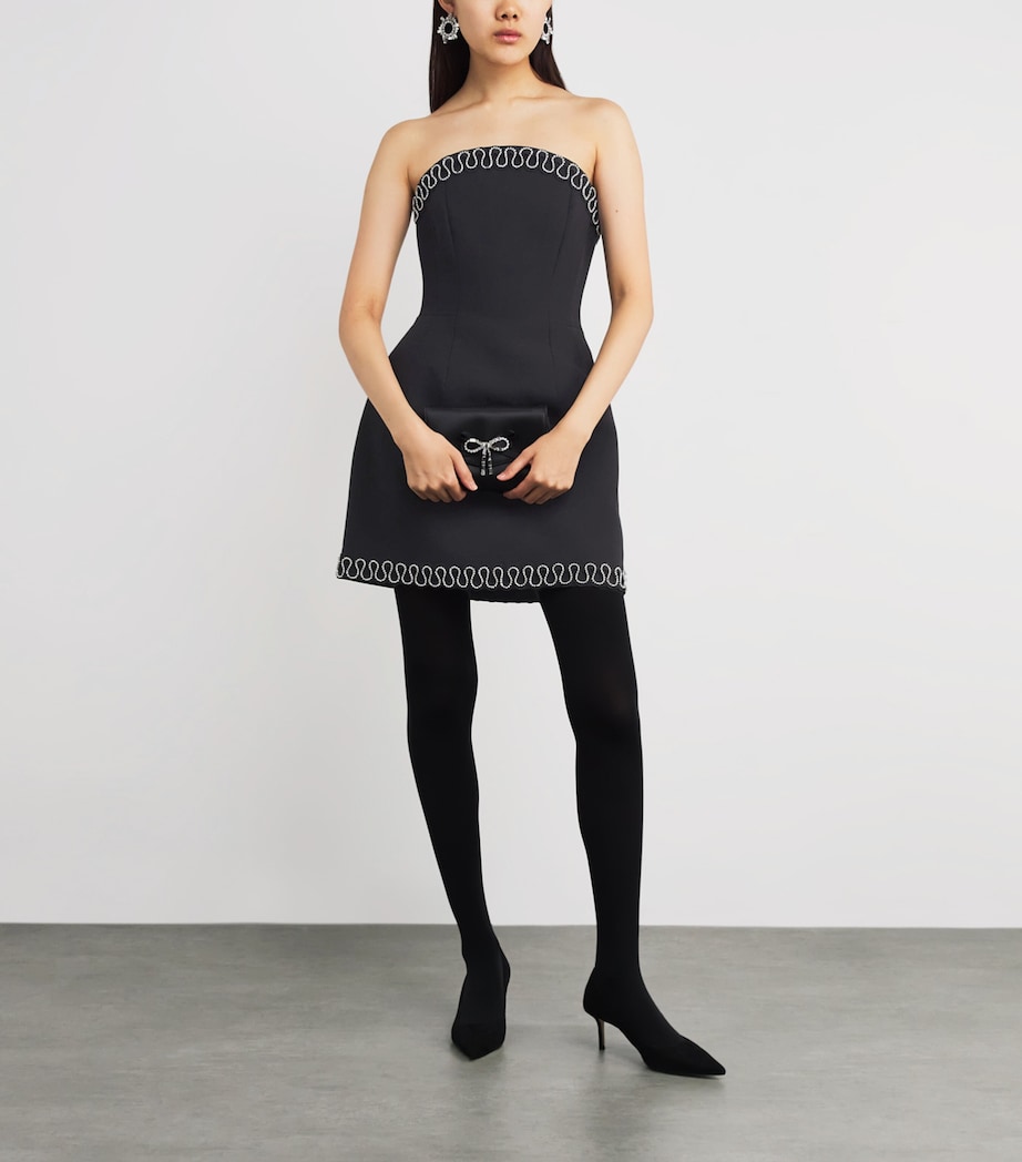 Embellished Nyx Mini Dress BLACK Image 2