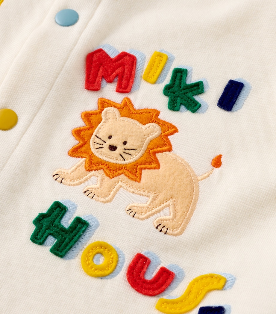 Cotton Animal-Appliqué Playsuit (6-12 Months) 87 Image 6