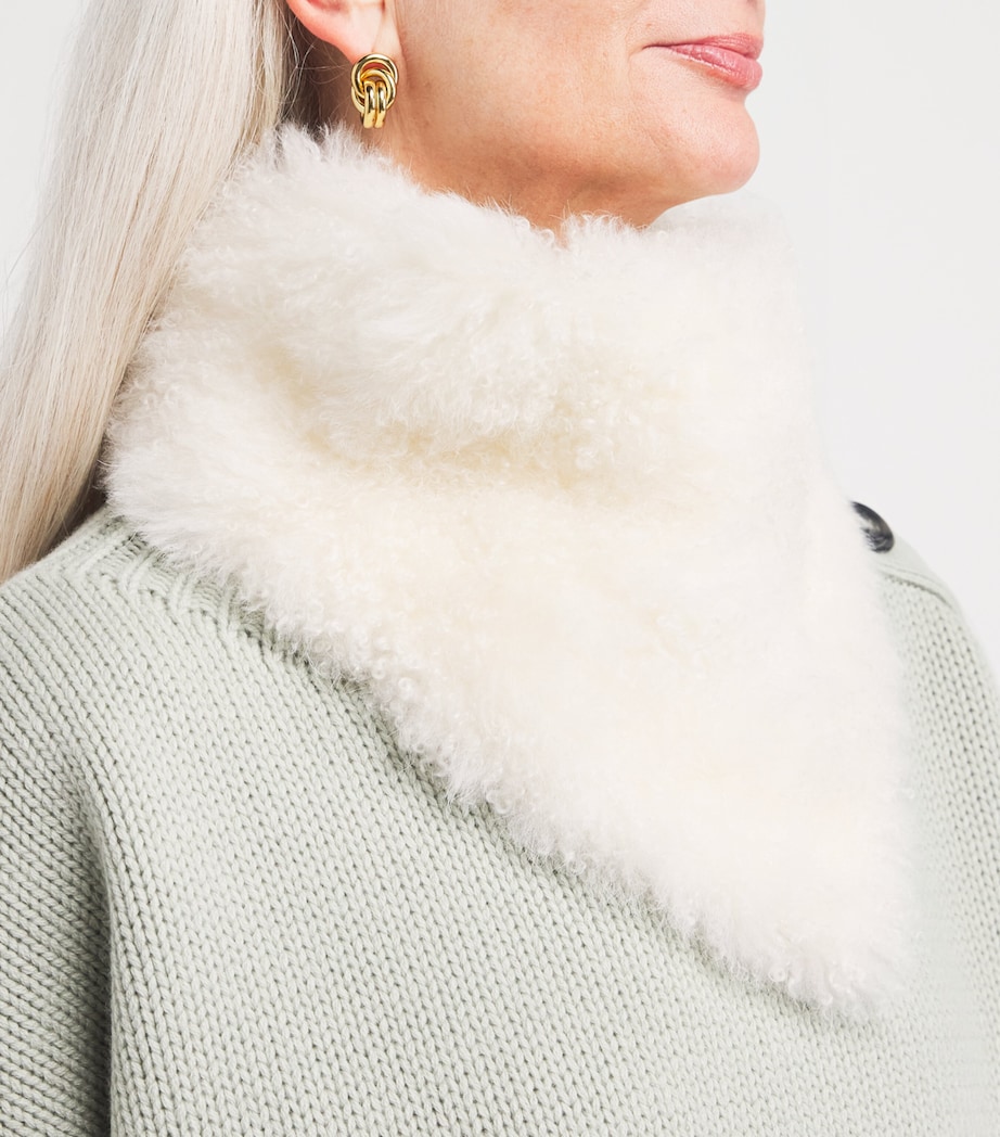 Yves Salomon Lamb Fur Bandana Image 2