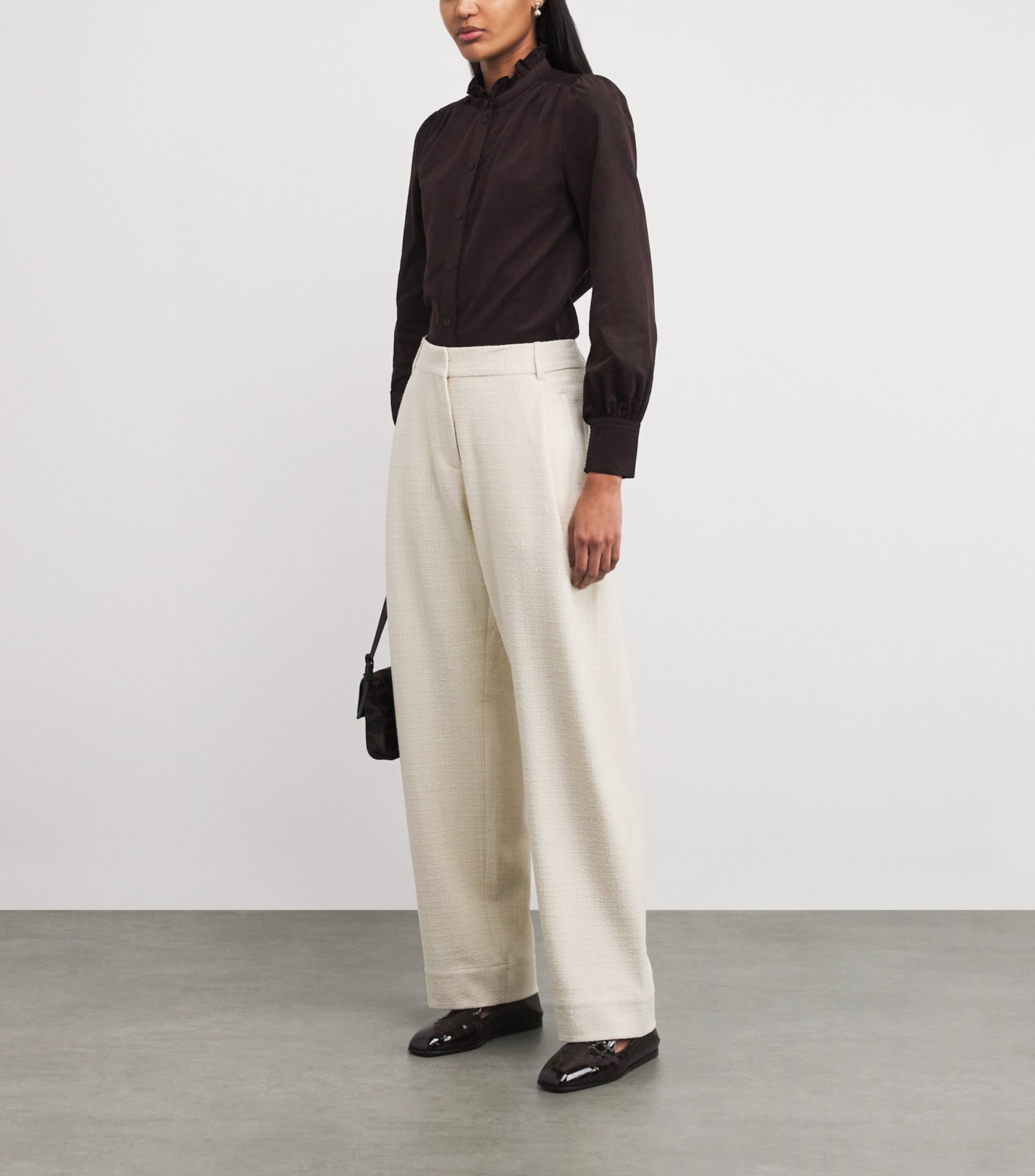 Supersoft Cord Blouse COCOA BROWN Image 2