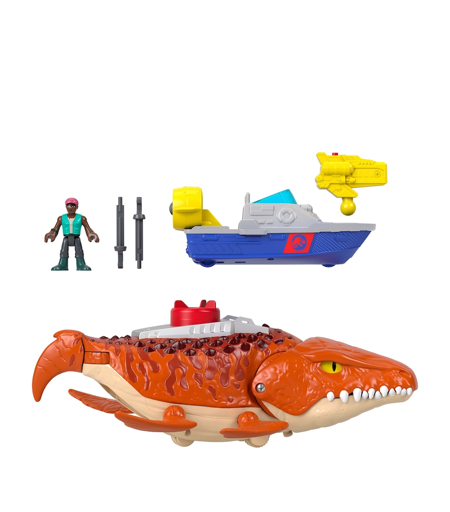 Aquachomp Chase Mosasaurus Dinosaur Playset MULTI Image 1