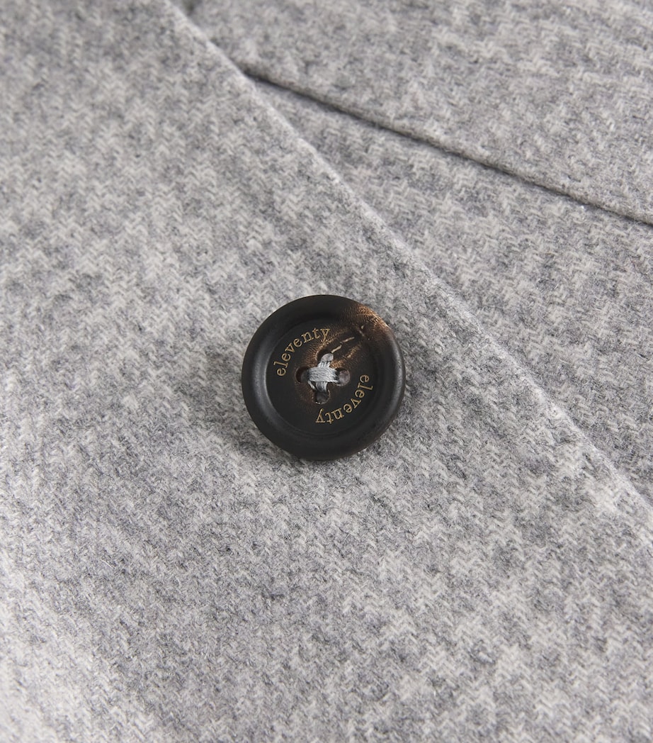 Single-Breasted Check Blazer GRIGIO CHIARO MELANG Image 5