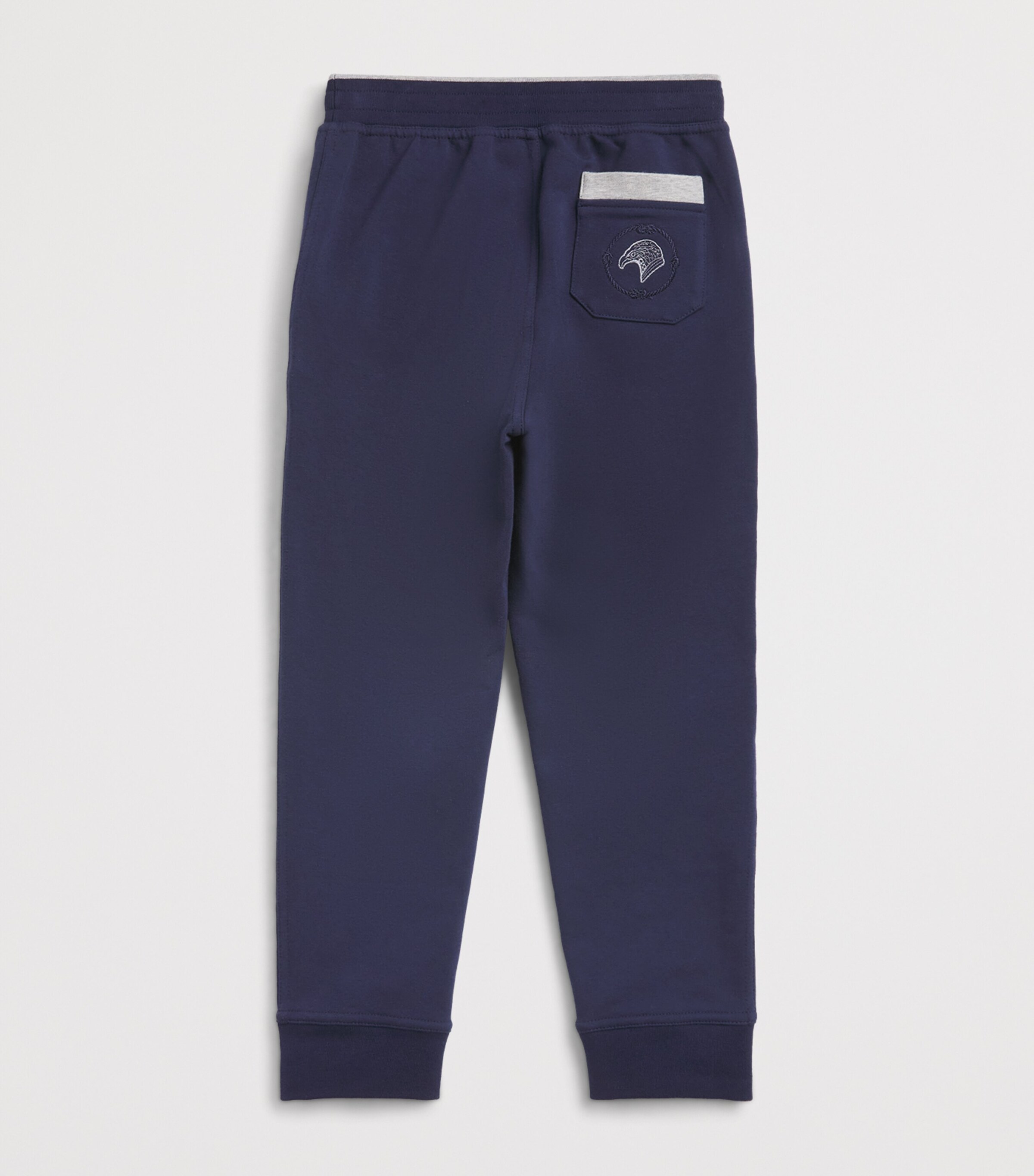 Stefano Ricci Kids Stretch-Cotton Embroidered-Logo Sweatpants (4-16 Years) Blue Image 2