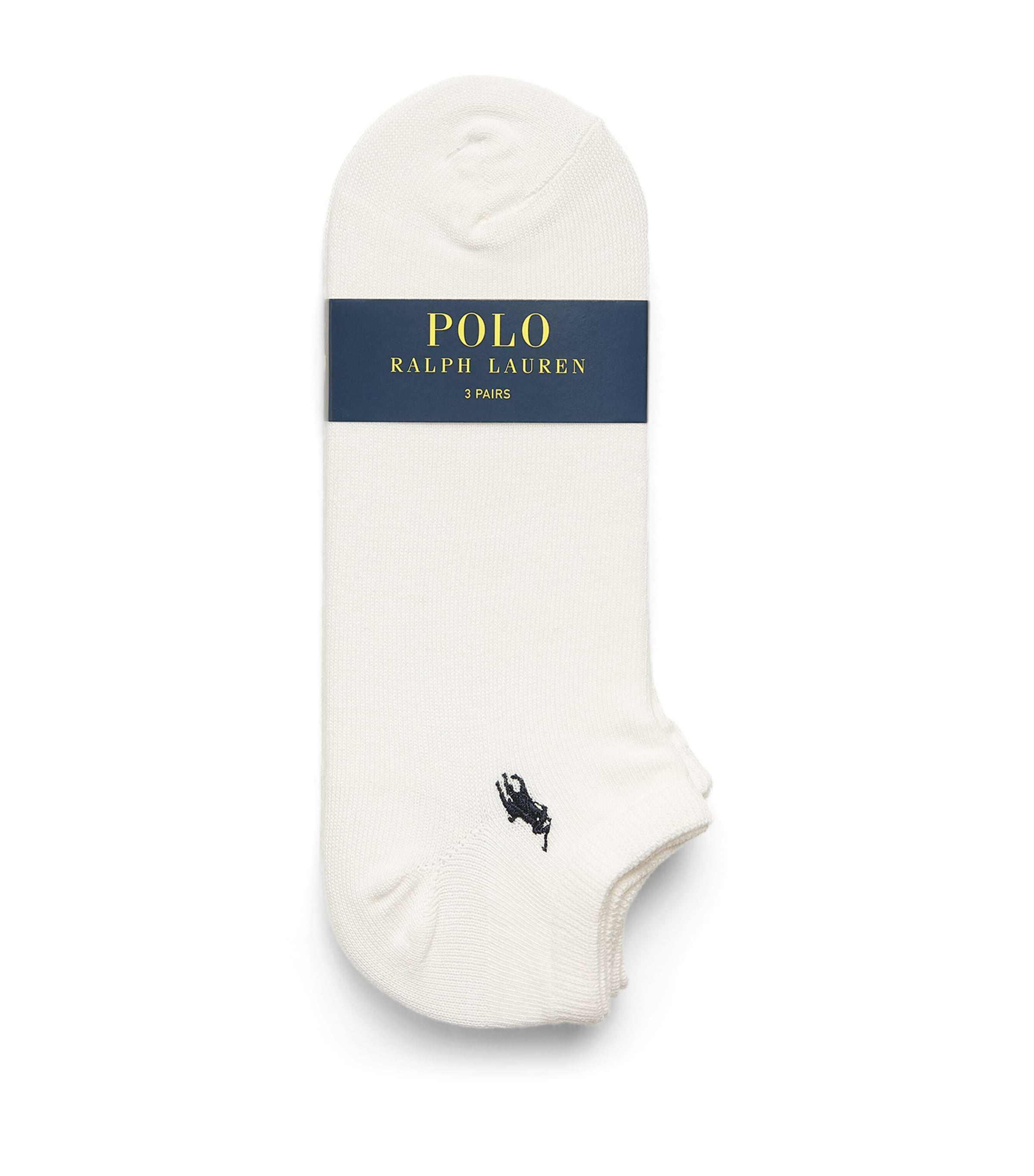 Polo Ralph Lauren Polo Trainer Socks (Pack of 3) White Image 1