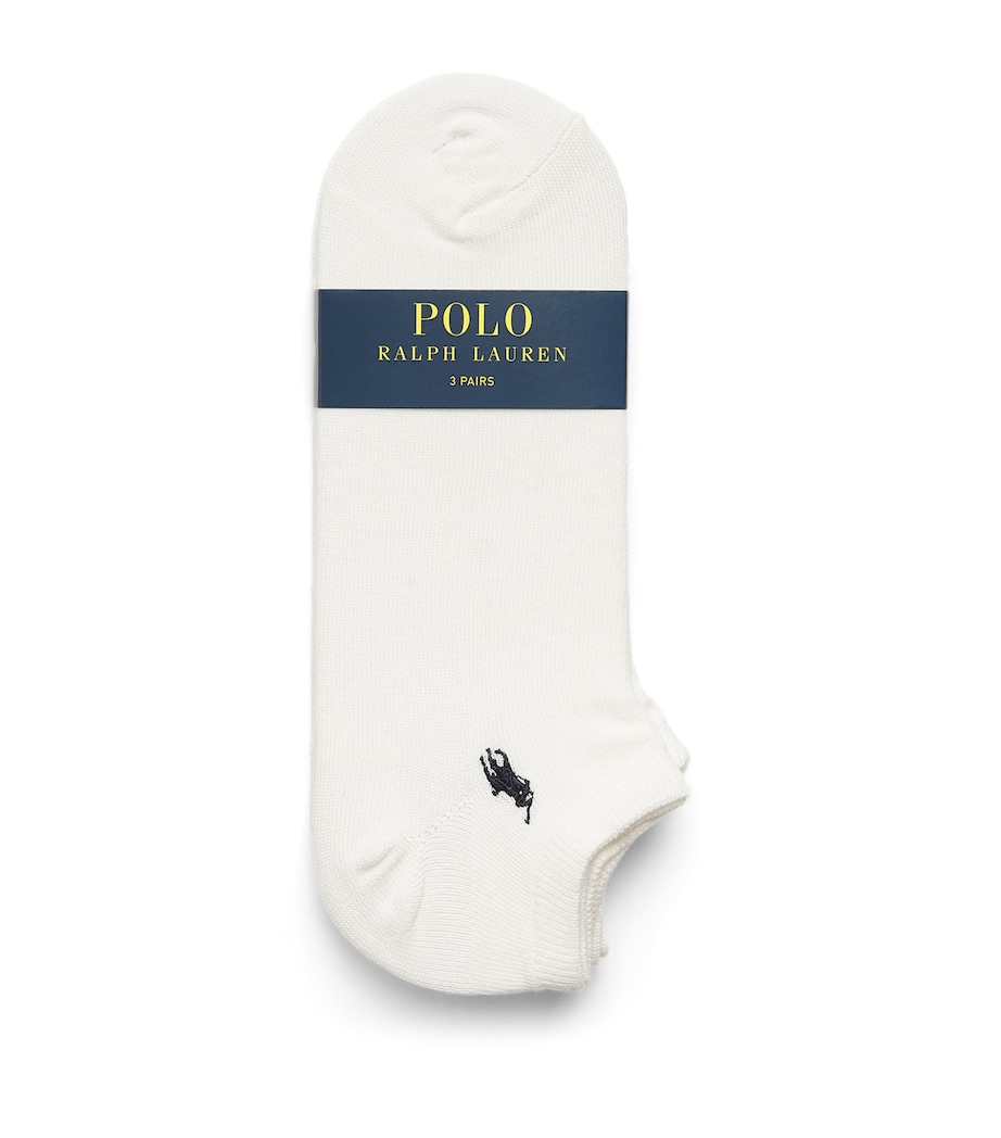 Polo Ralph Lauren Polo Trainer Socks (Pack of 3) White Image 1