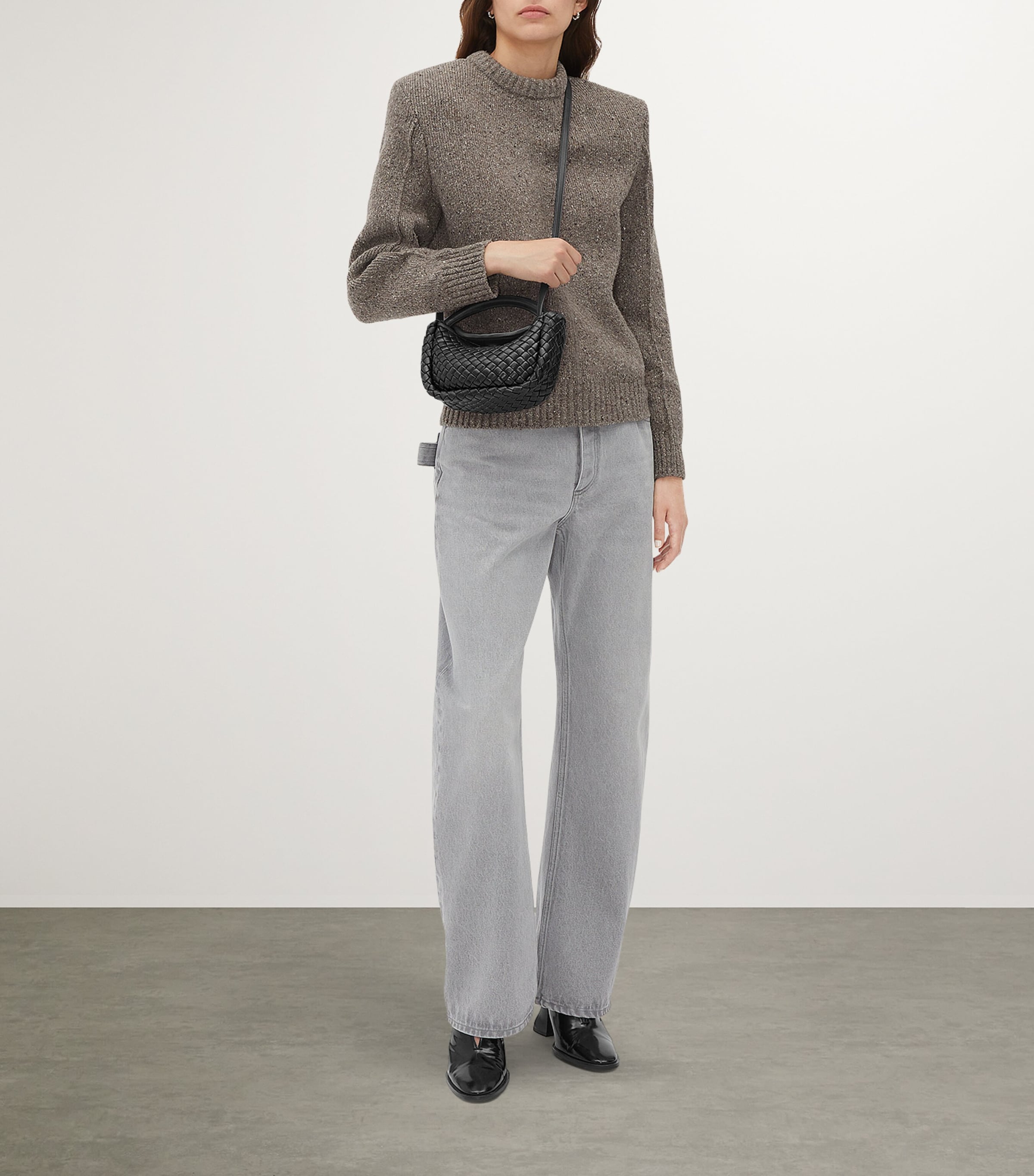 Mini Lambskin Cobble Top-Handle Bag 1019 Image 5