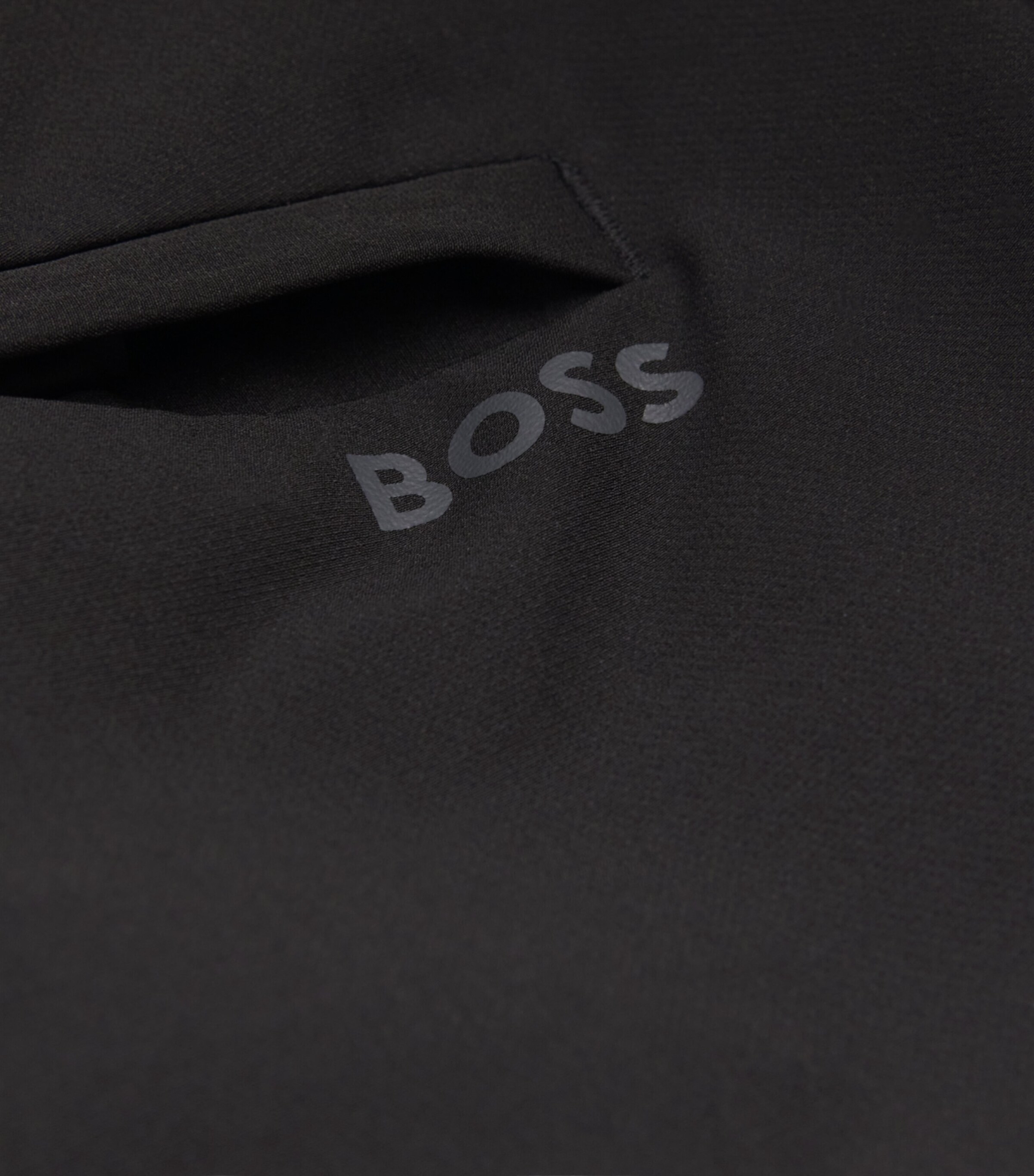 BOSS Mens Water-Repellent Slim Shorts Black Image 6