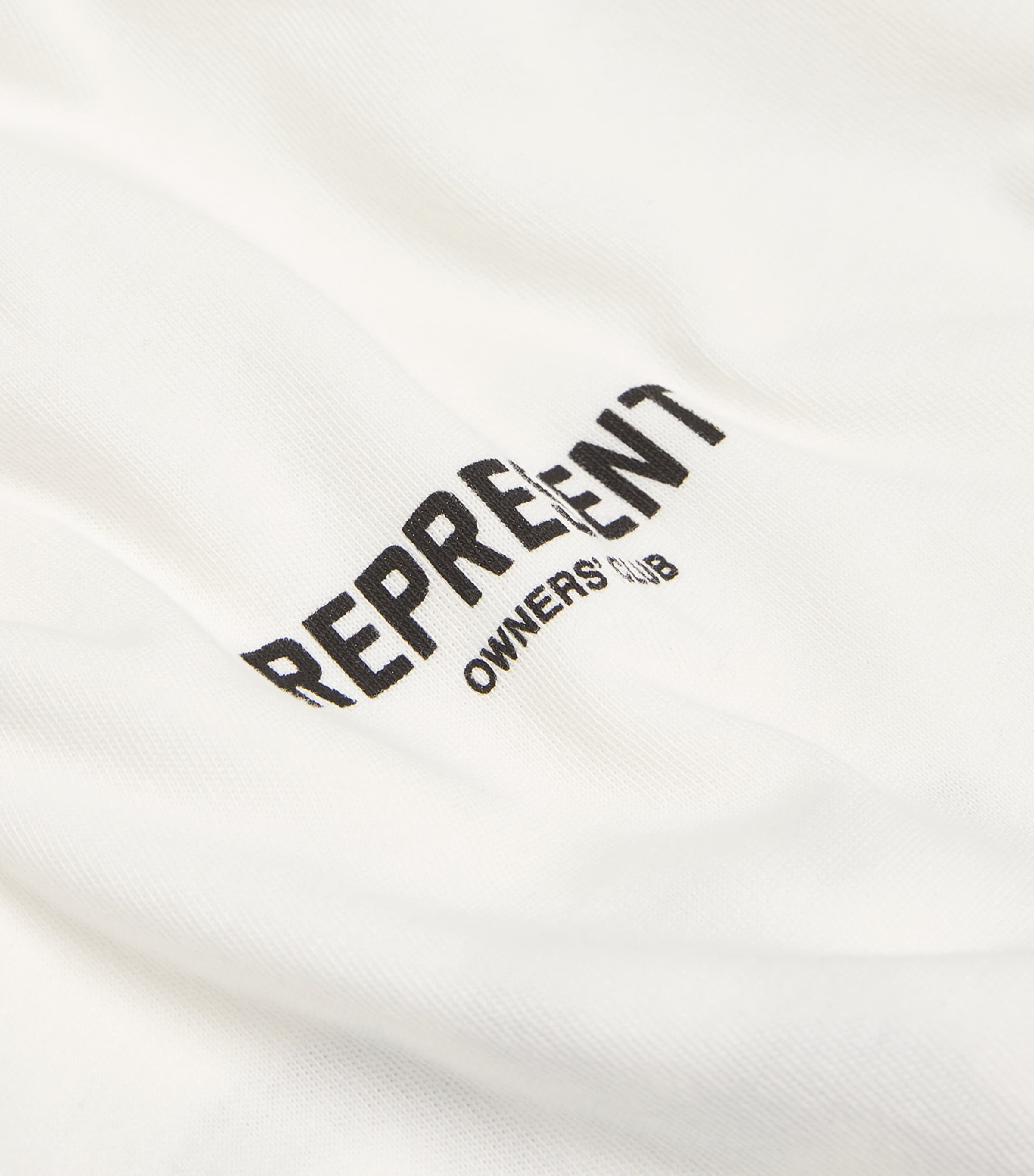 Represent Mens Owners Club T-Shirt Flat White Image 5