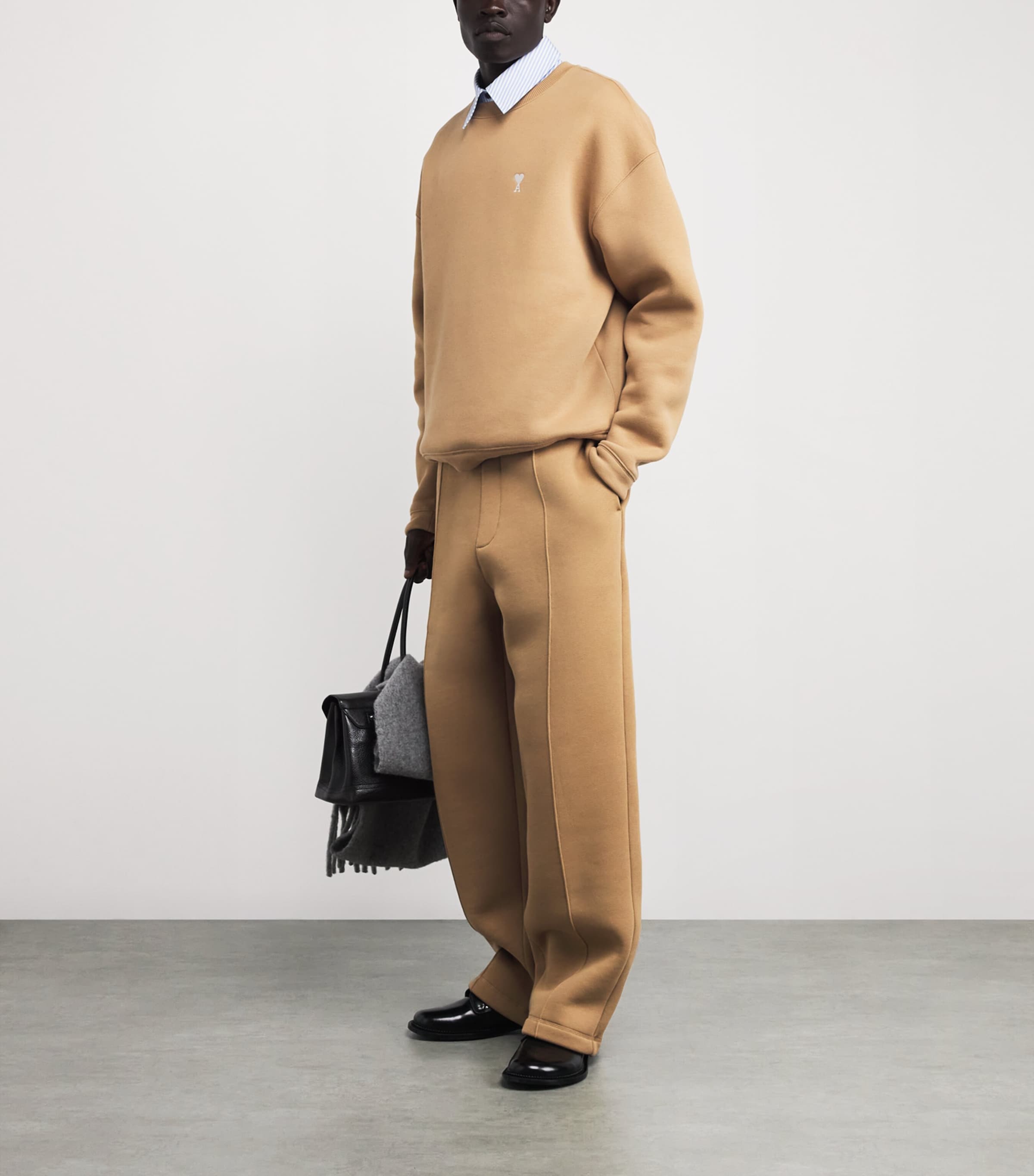 Cotton Ami de Coeur Sweatshirt 280 - CAMEL Image 2