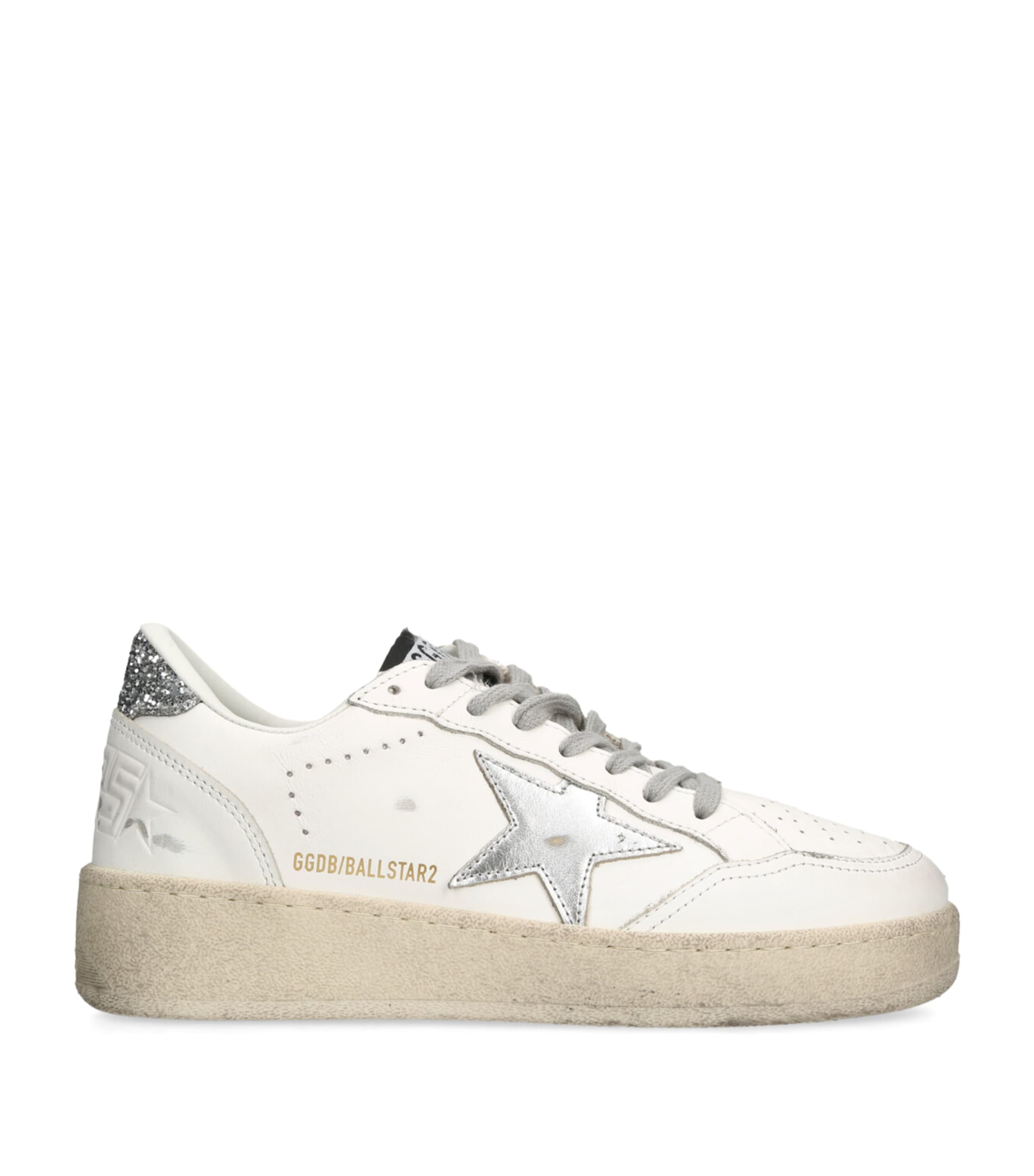 Leather Ball-Star Low-Top Sneakers WHITE/COMB Image 1