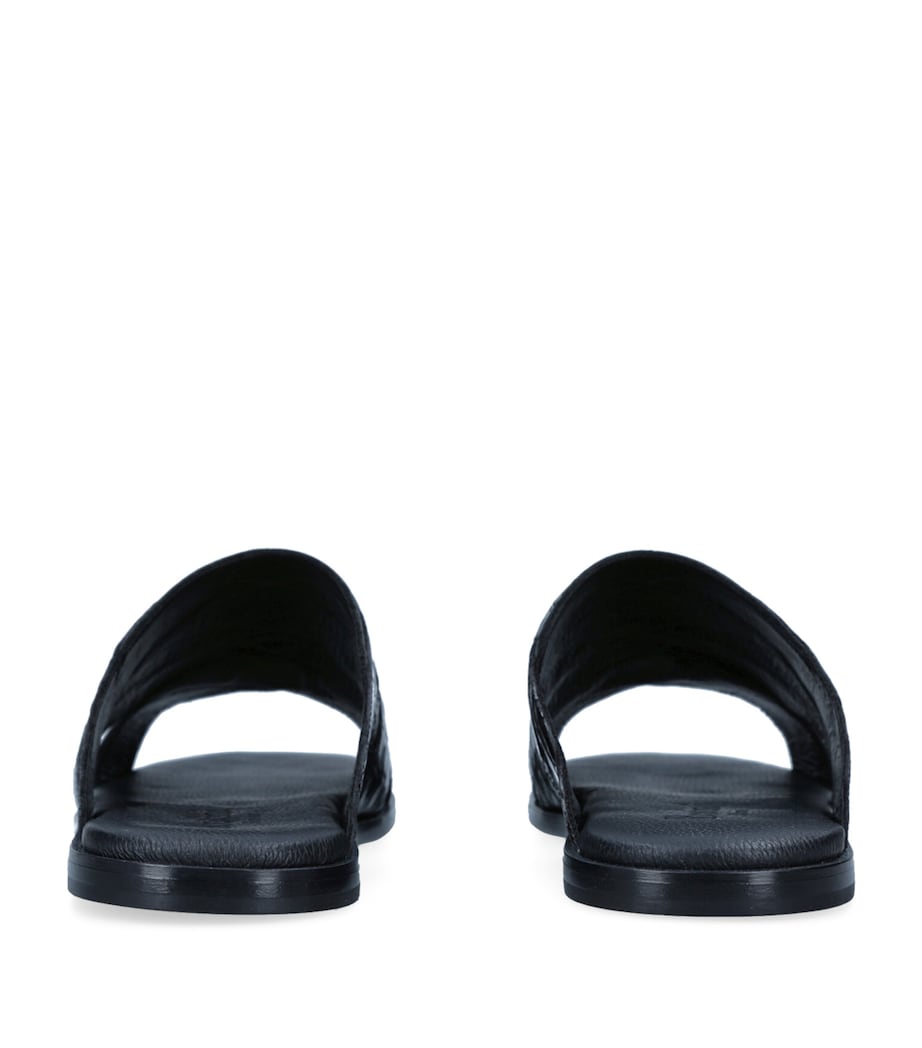 Leather Sandals BLACK Image 2